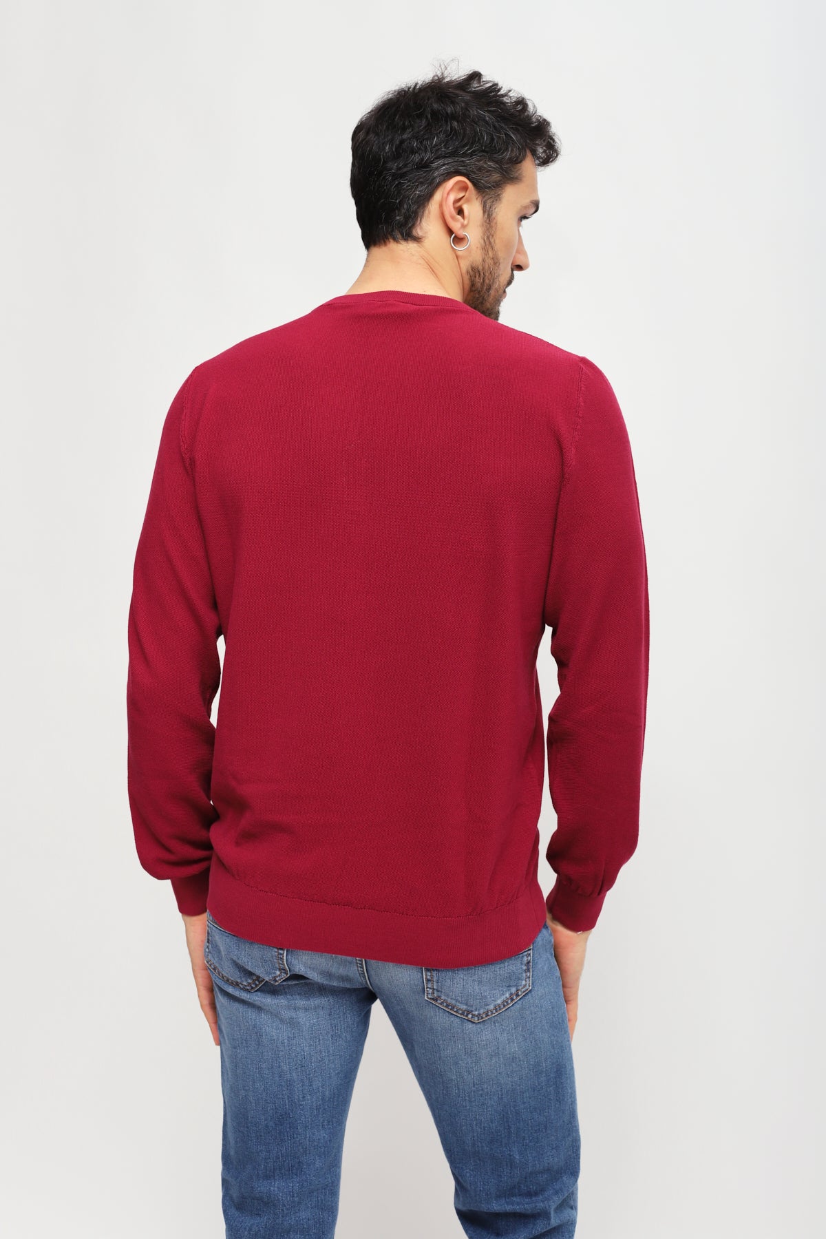 Girocollo manica lunga Rosso