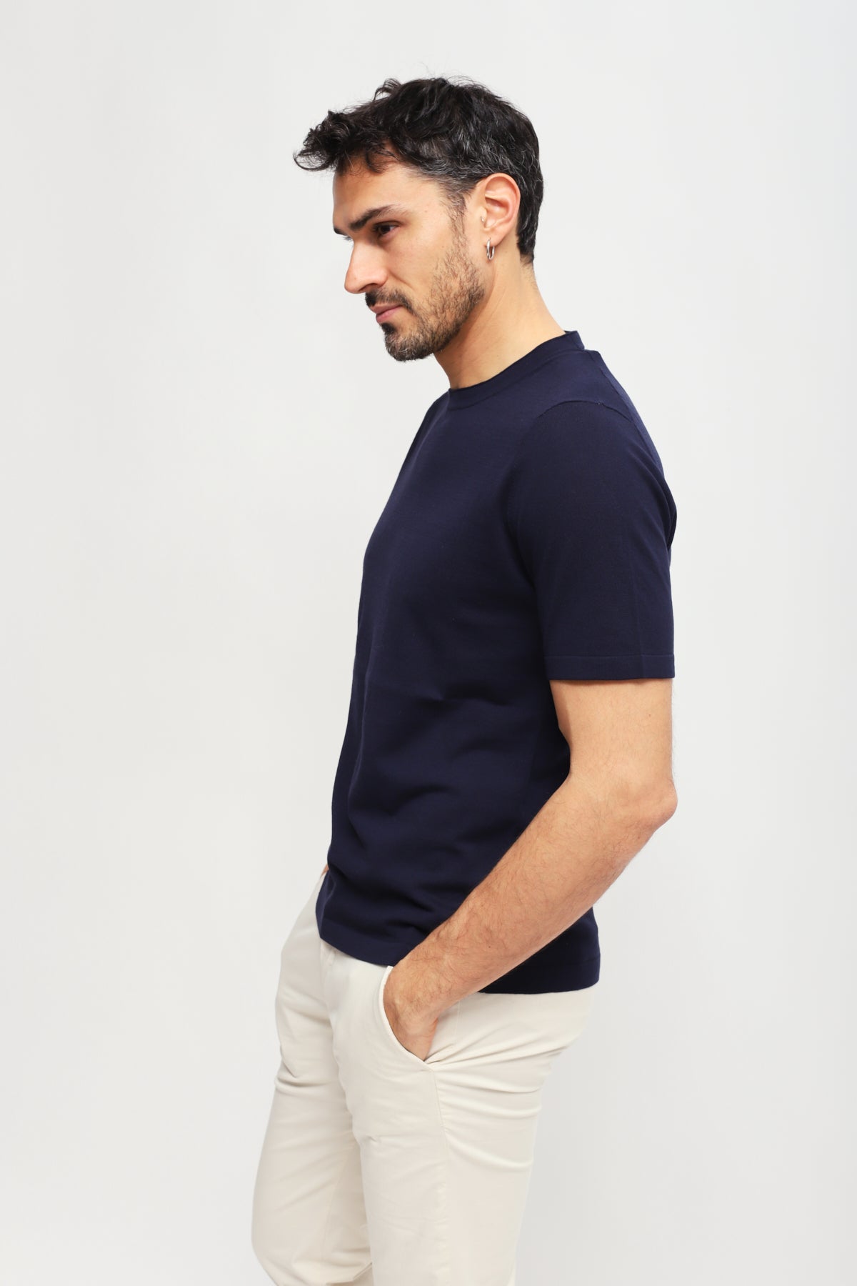 Girocollo maniche corte Blu