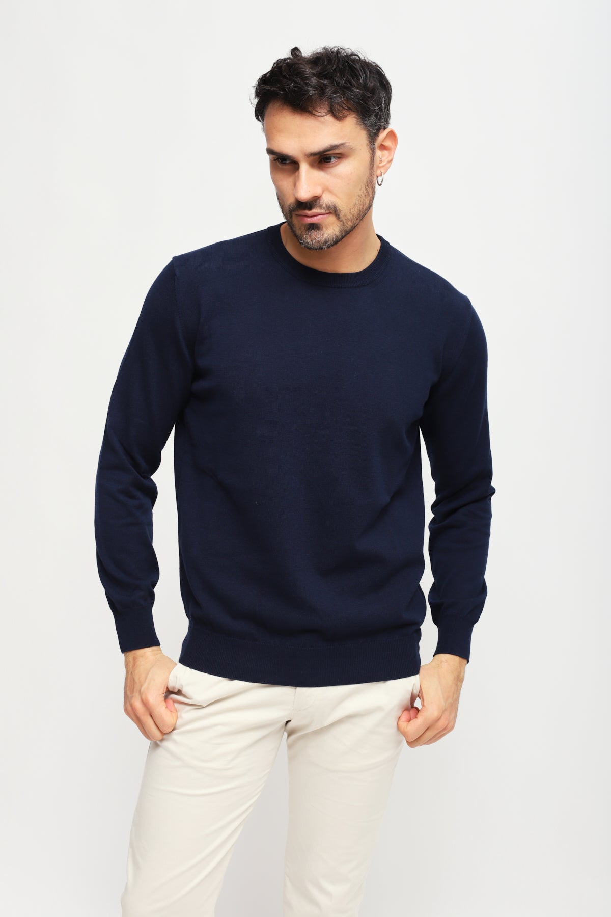 Girocollo Blu