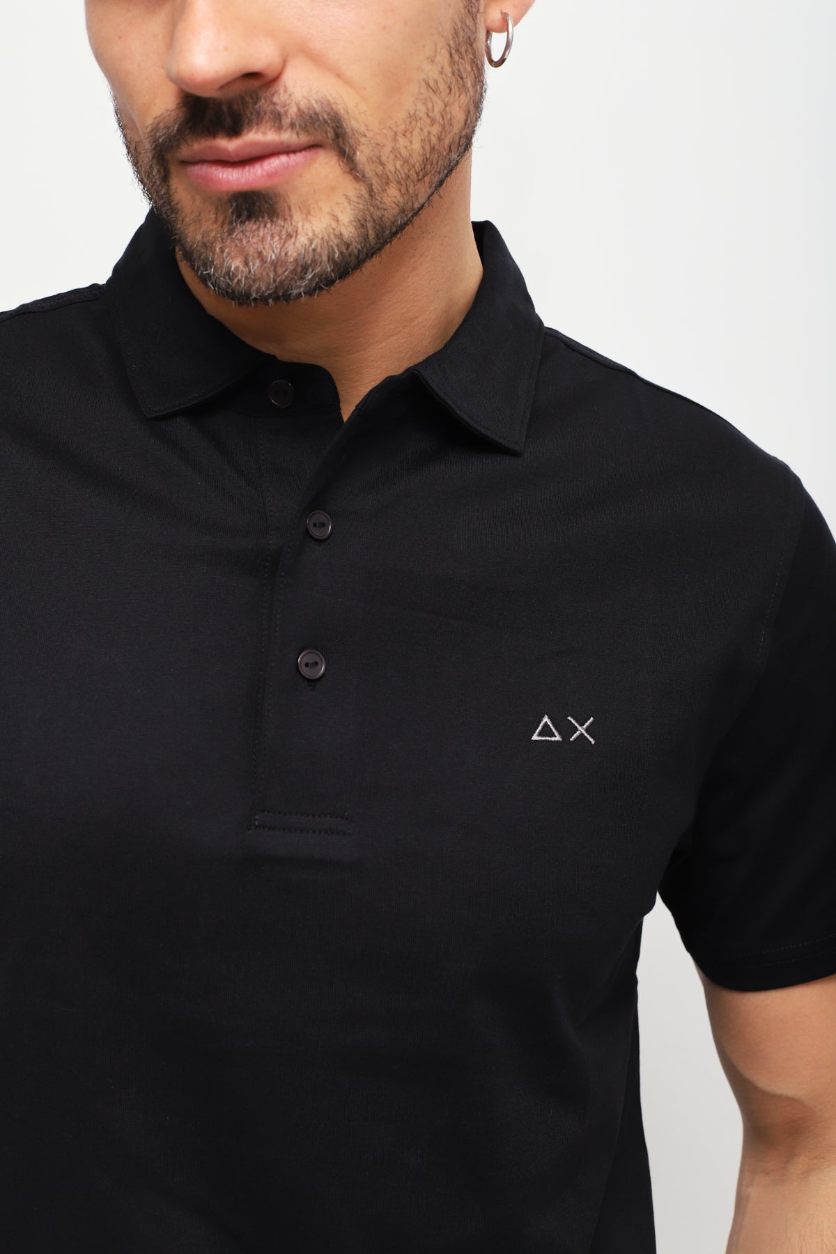 Polo Jersey Nero