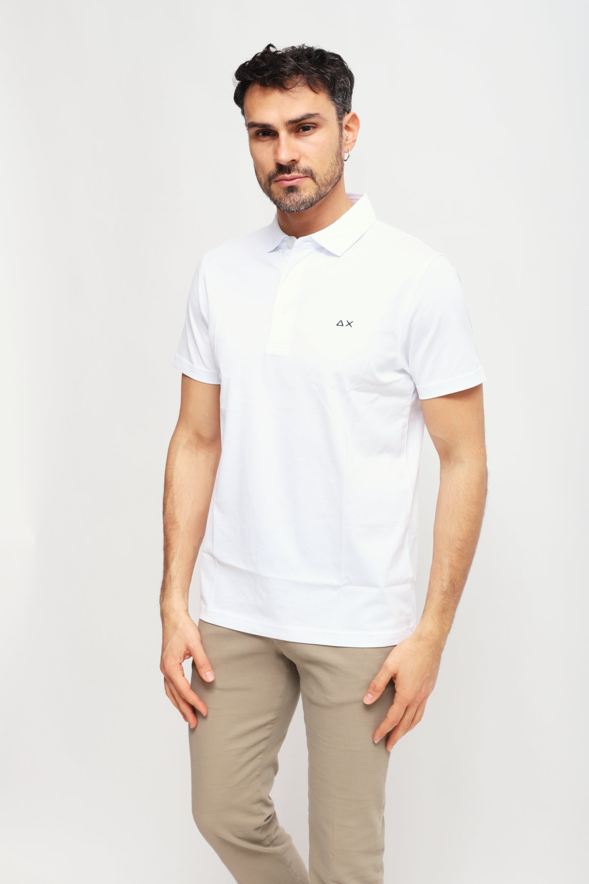 Polo Jersey Bianco