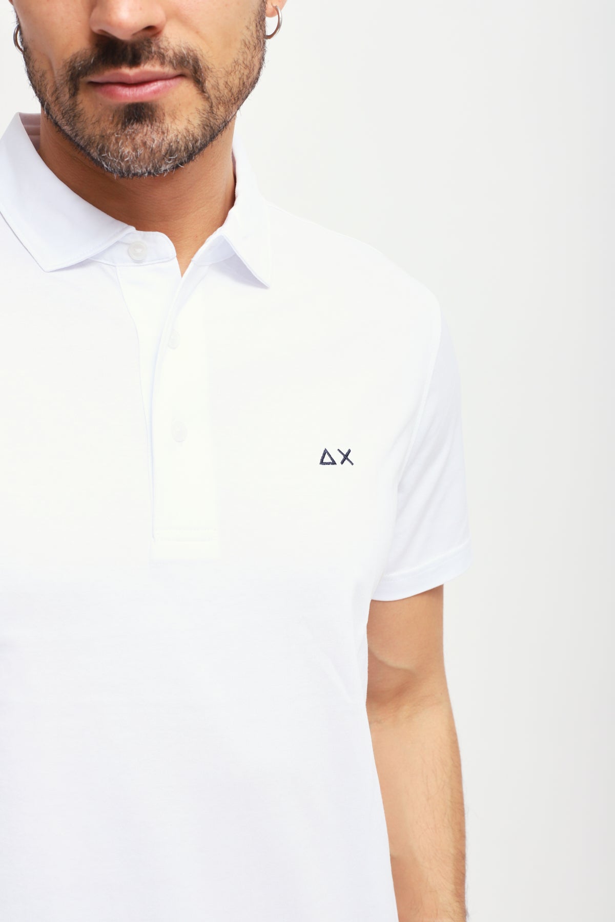 Polo Jersey Bianco