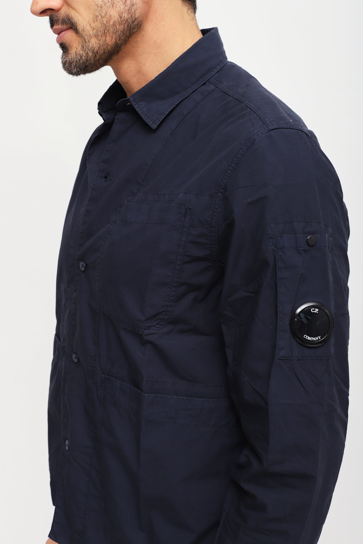 Giacca Overshirt Blu