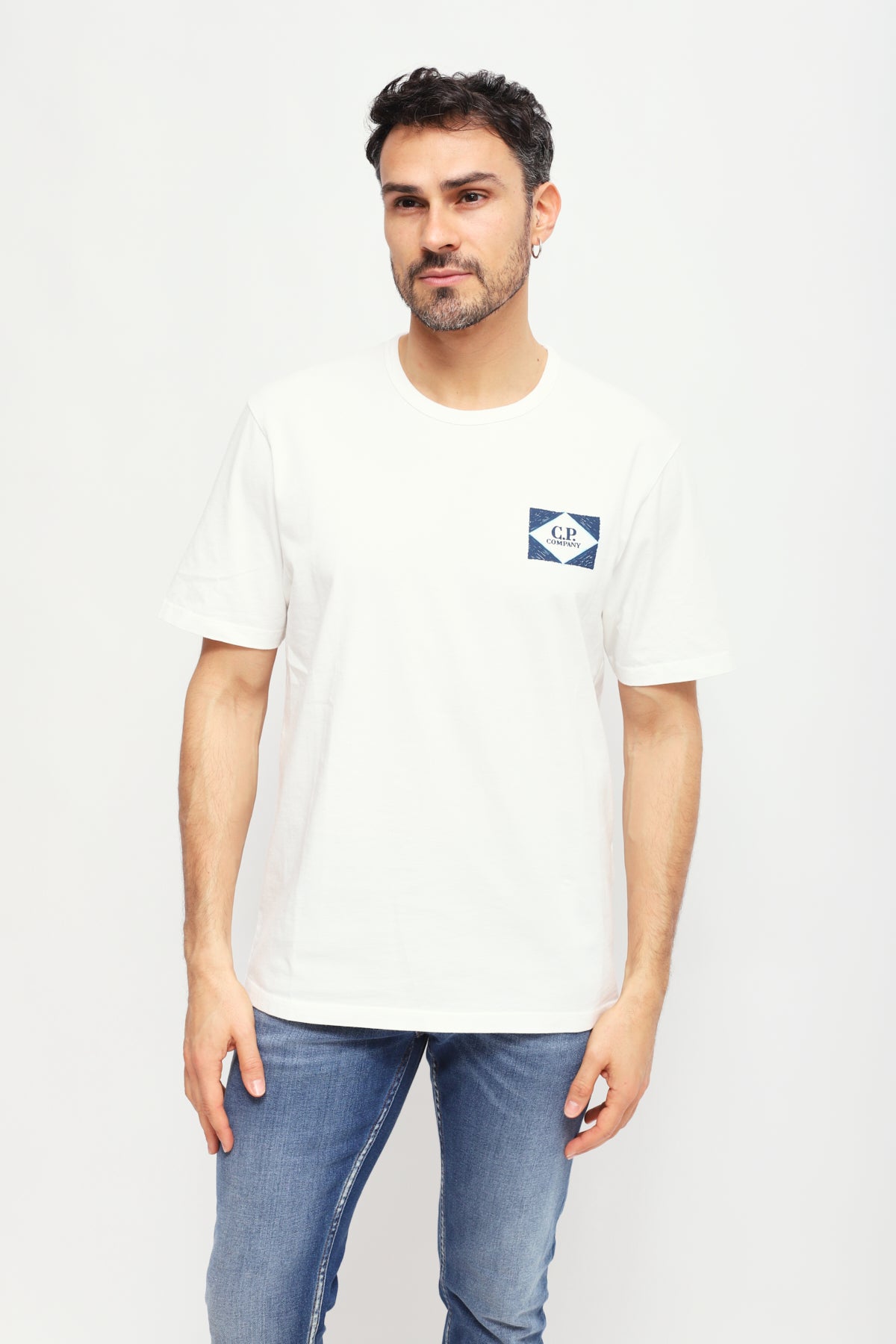 T-shirt con Logo Bianco