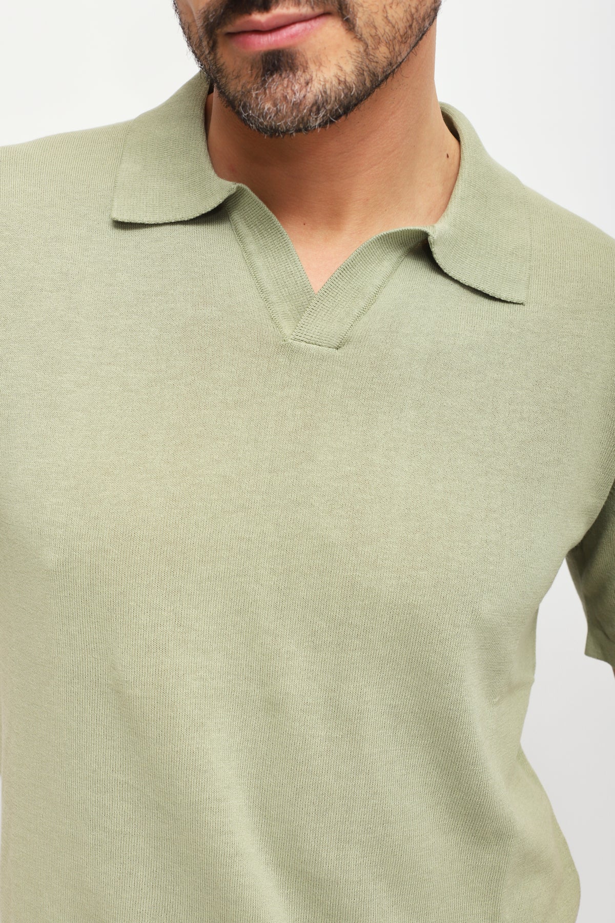 Polo senza bottoni Verde