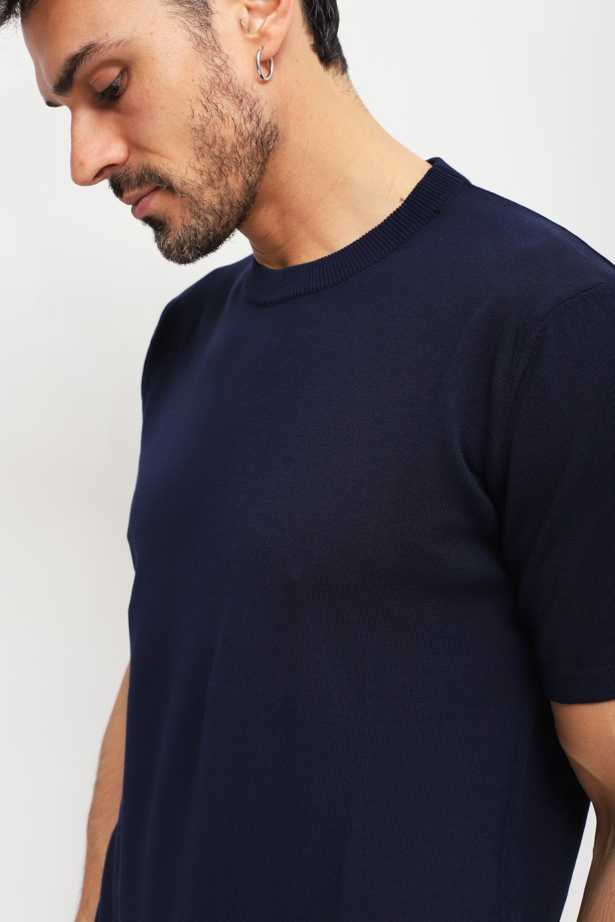 Girocollo manica corta Blu