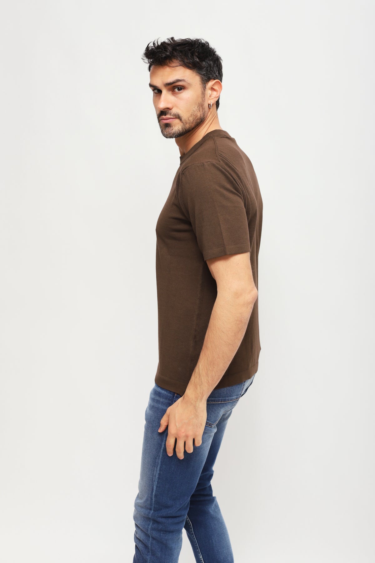Girocollo Marrone