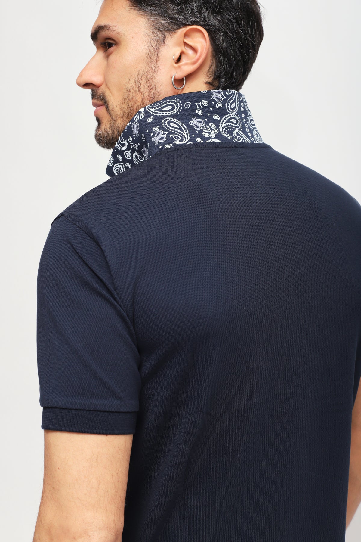Polo Solid Blu Navy