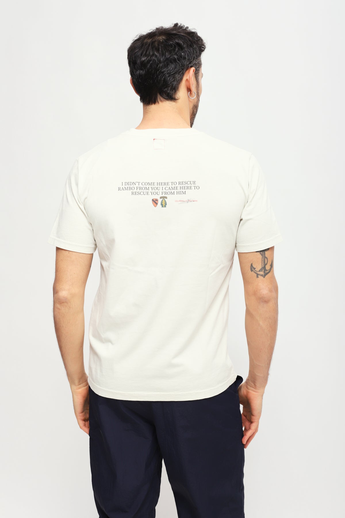 T-shirt con stampa Beige