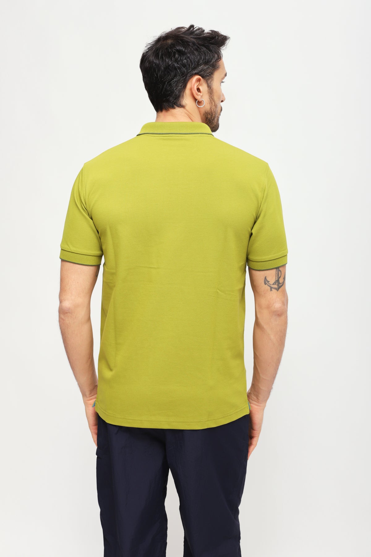 Polo con Ricamo Verde