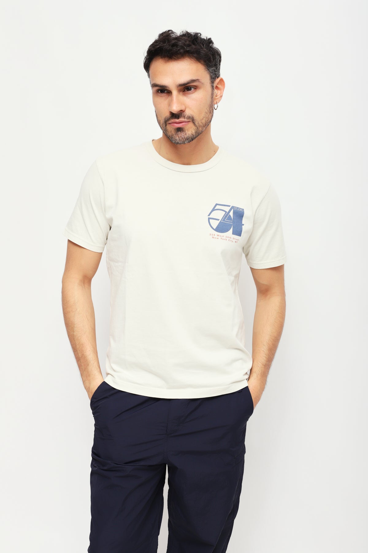 T-shirt con stampa Beige