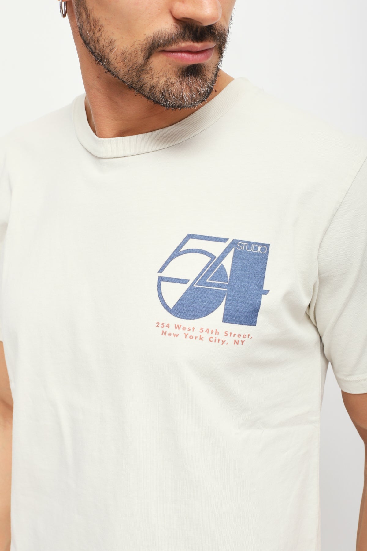 T-shirt con stampa Beige