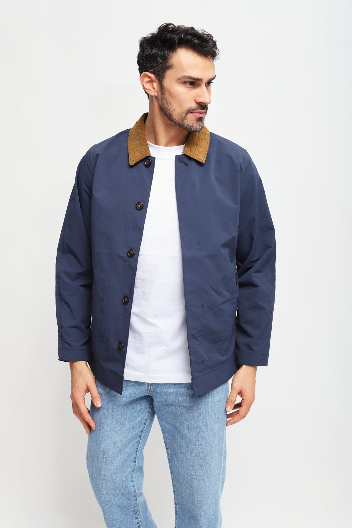 Giacca Antipioggia Short Rokig Blu