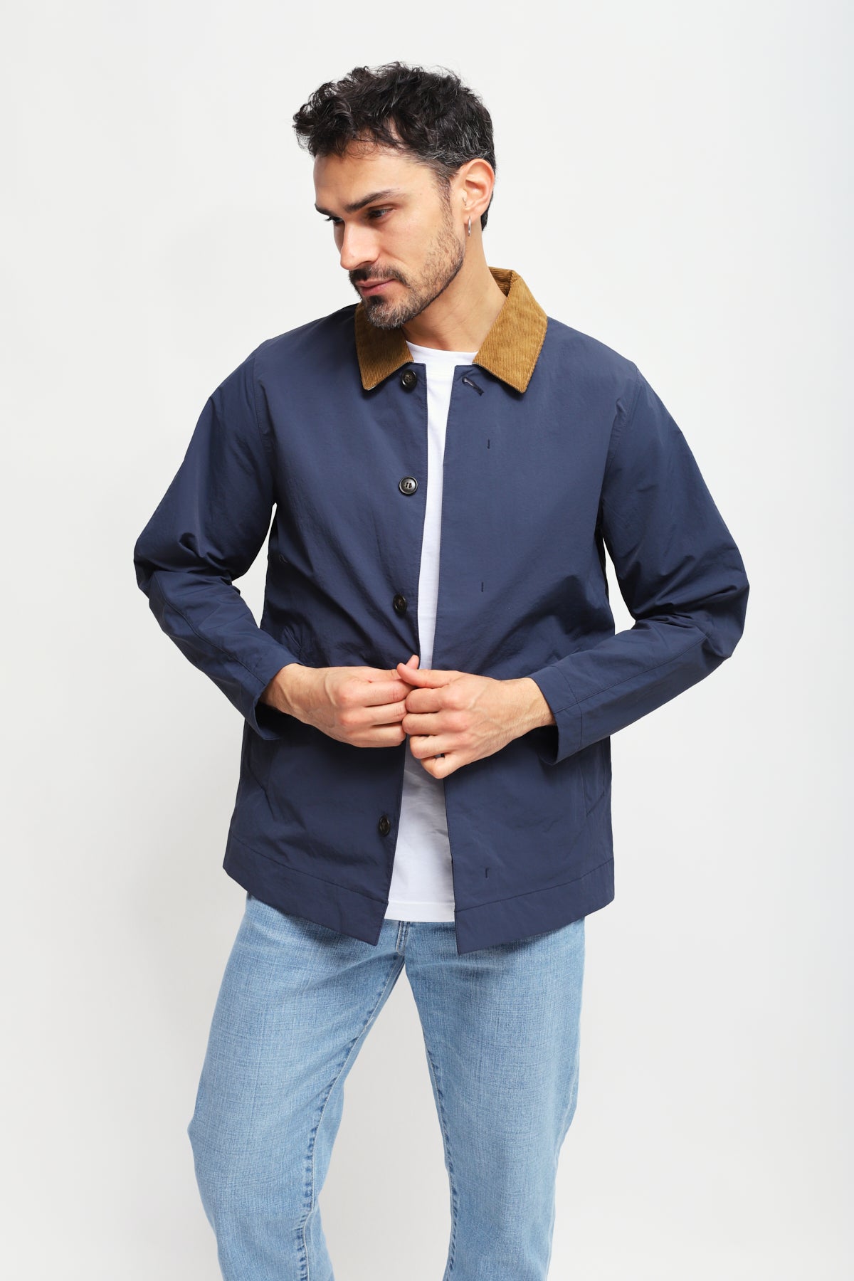 Giacca Antipioggia Short Rokig Blu