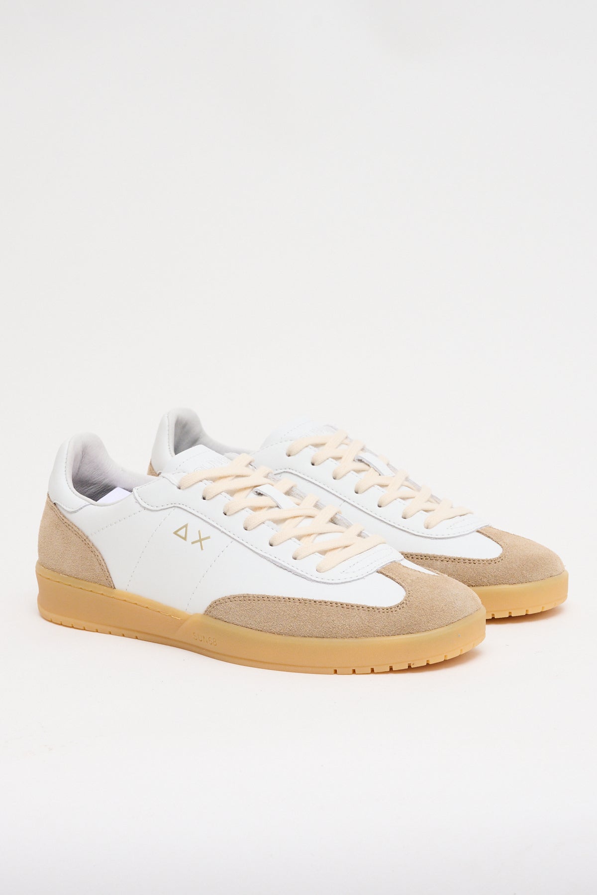 Sneakers California Sun Suede Bianco/Beige