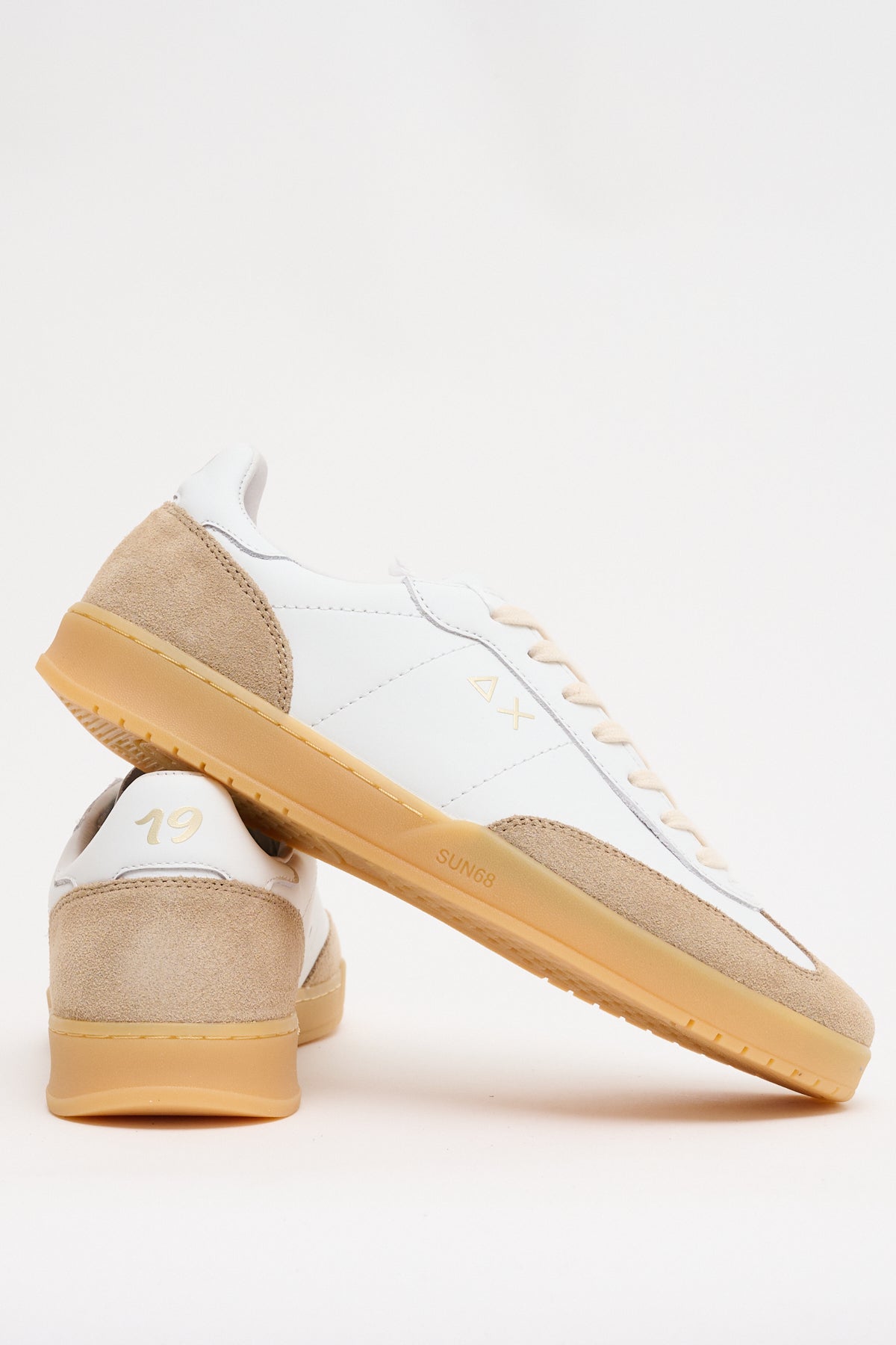 Sneakers California Sun Suede Bianco/Beige