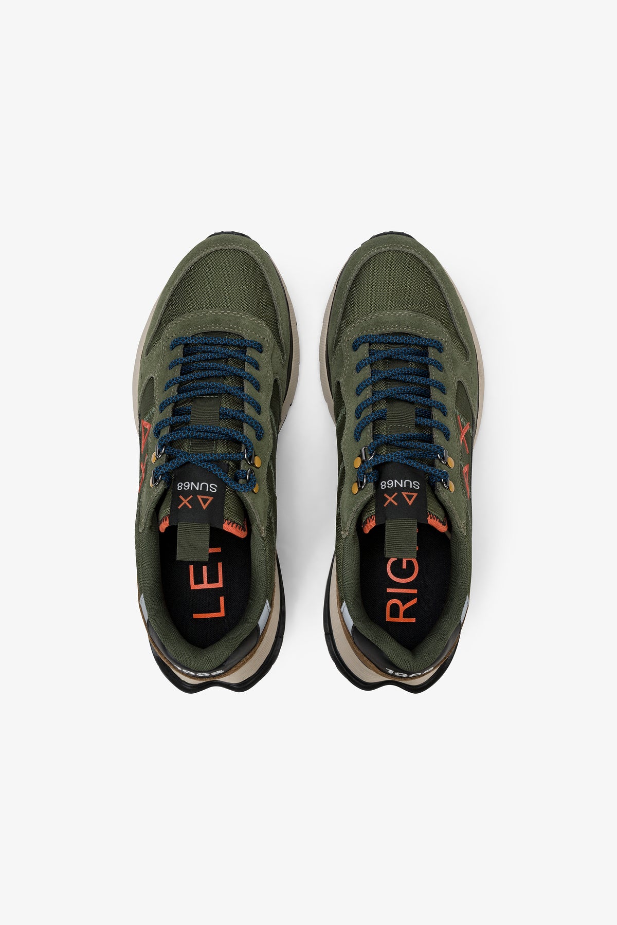 Sneakers Fire & Camping Verde Militare Scuro