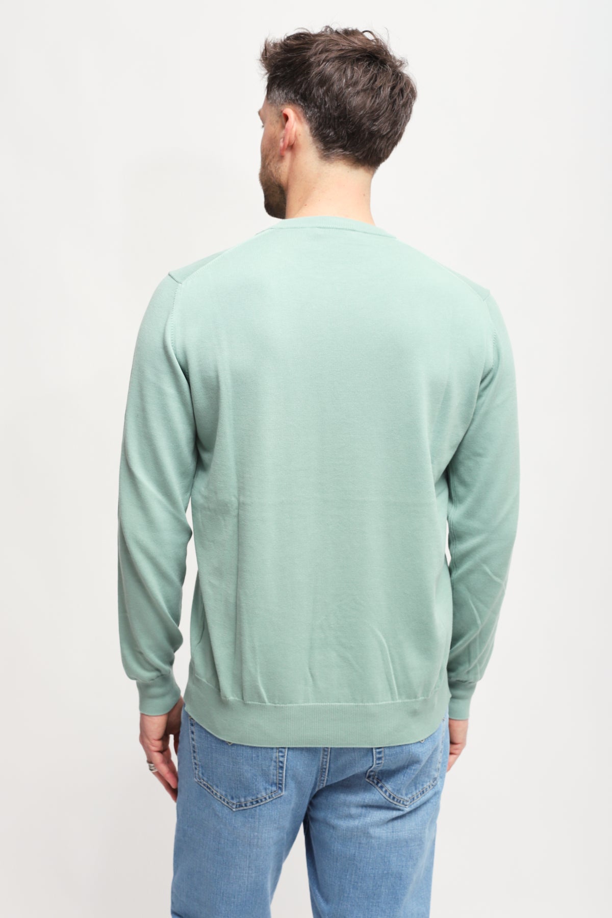 Girocollo Verde Acqua