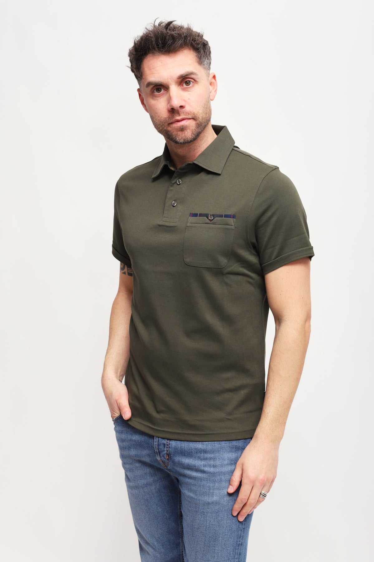 Polo Corpatch Verde Militare