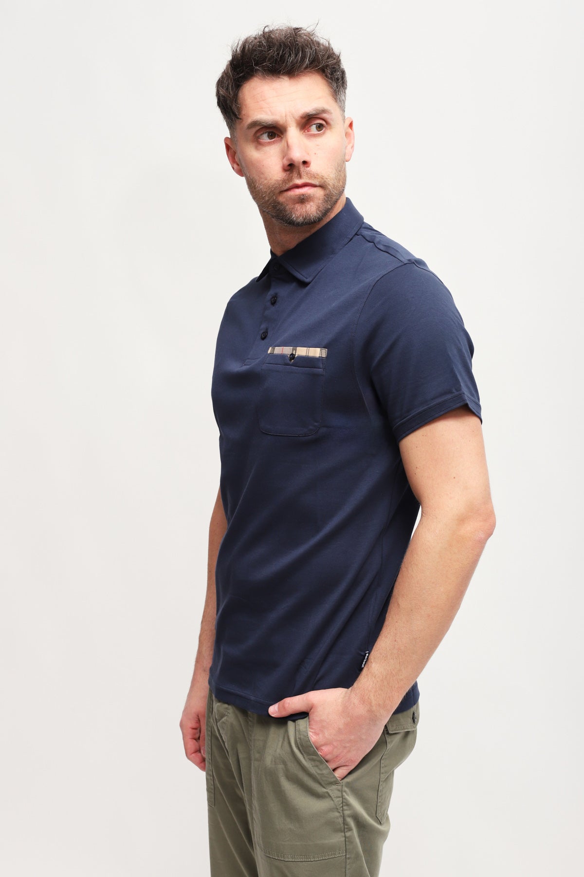 Polo Barbour Corpatch Blu