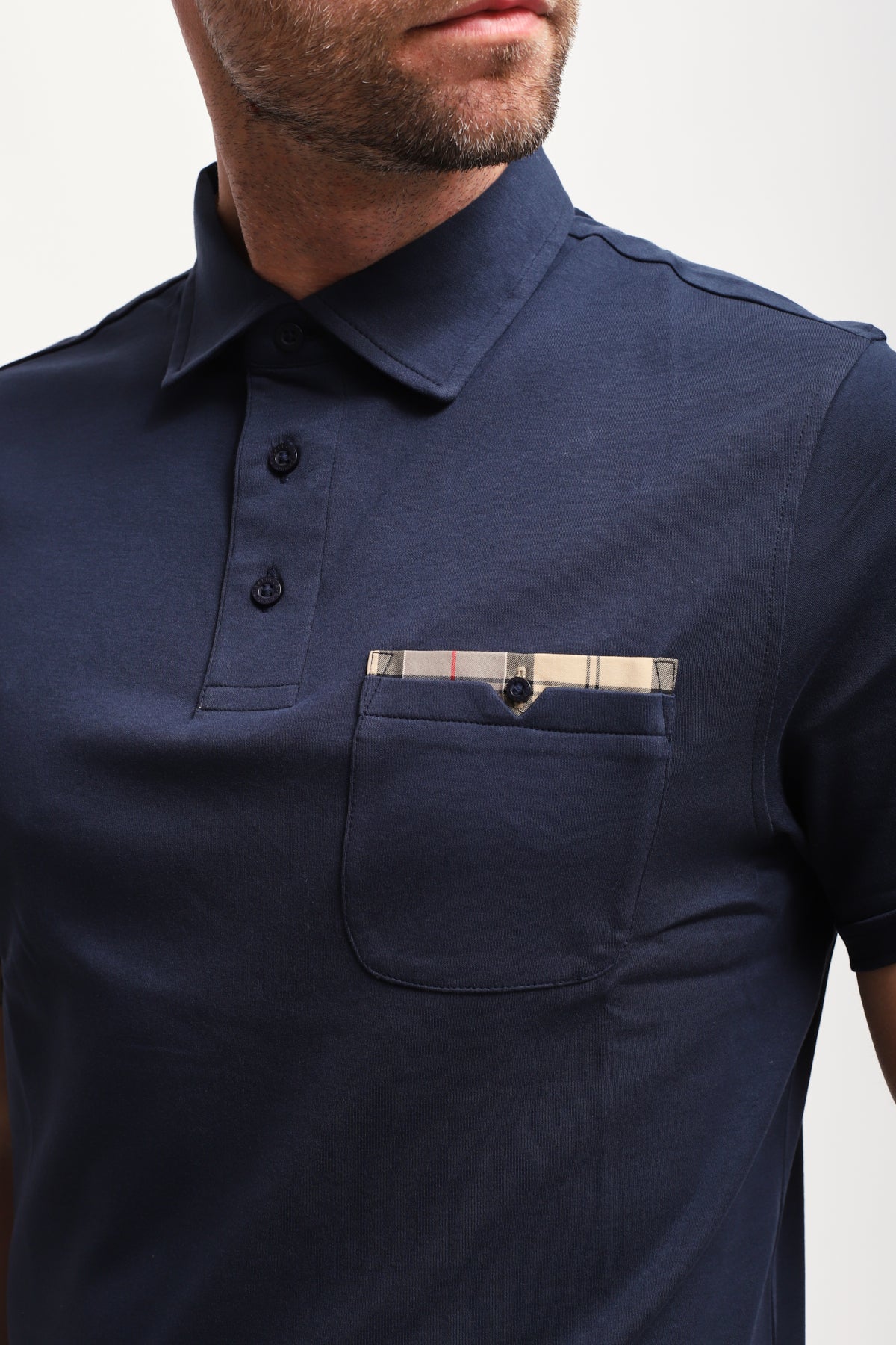 Polo Barbour Corpatch Blu