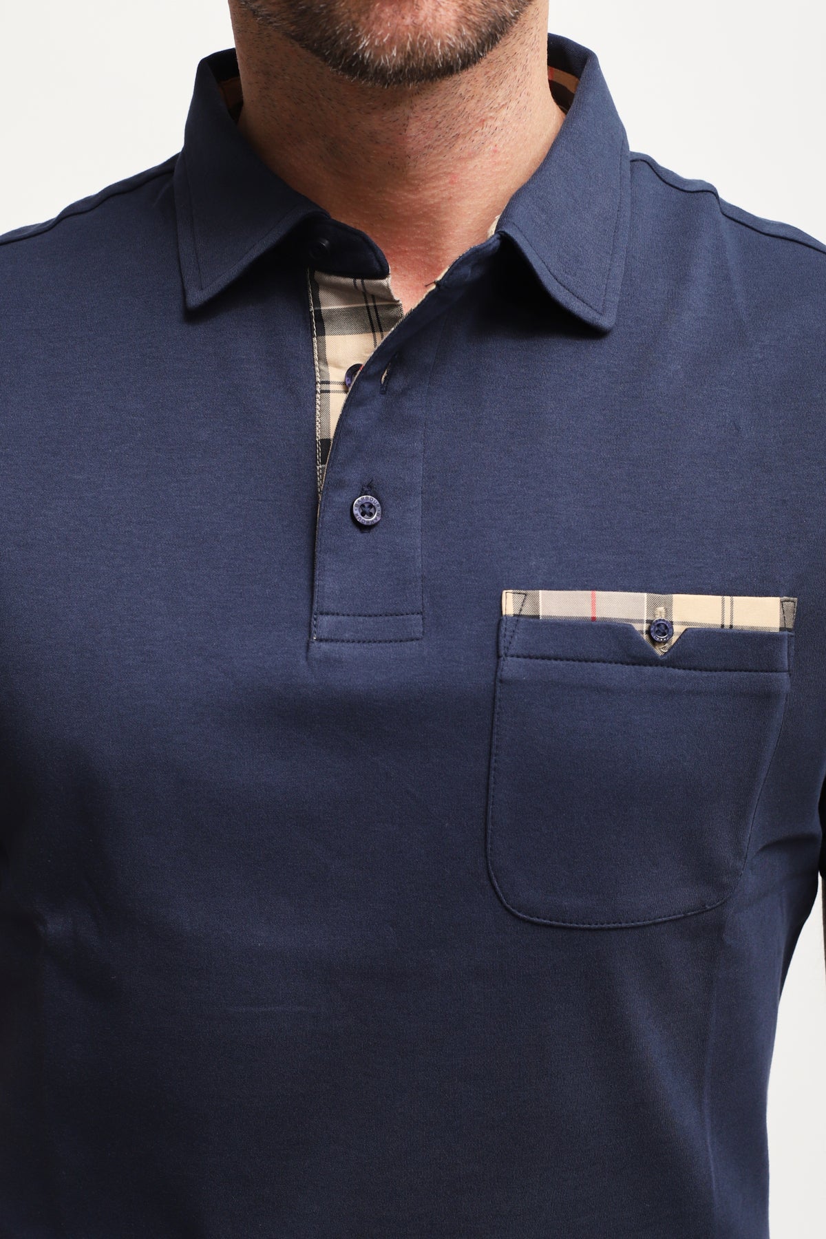 Polo Barbour Corpatch Blu