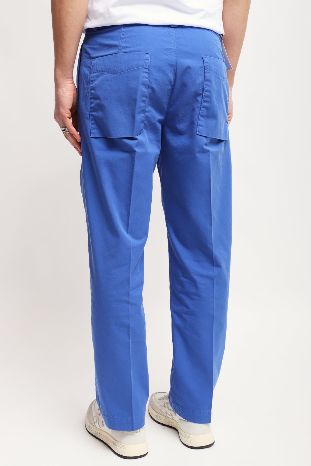 Pantalone Tela Cruda Campbell Blu