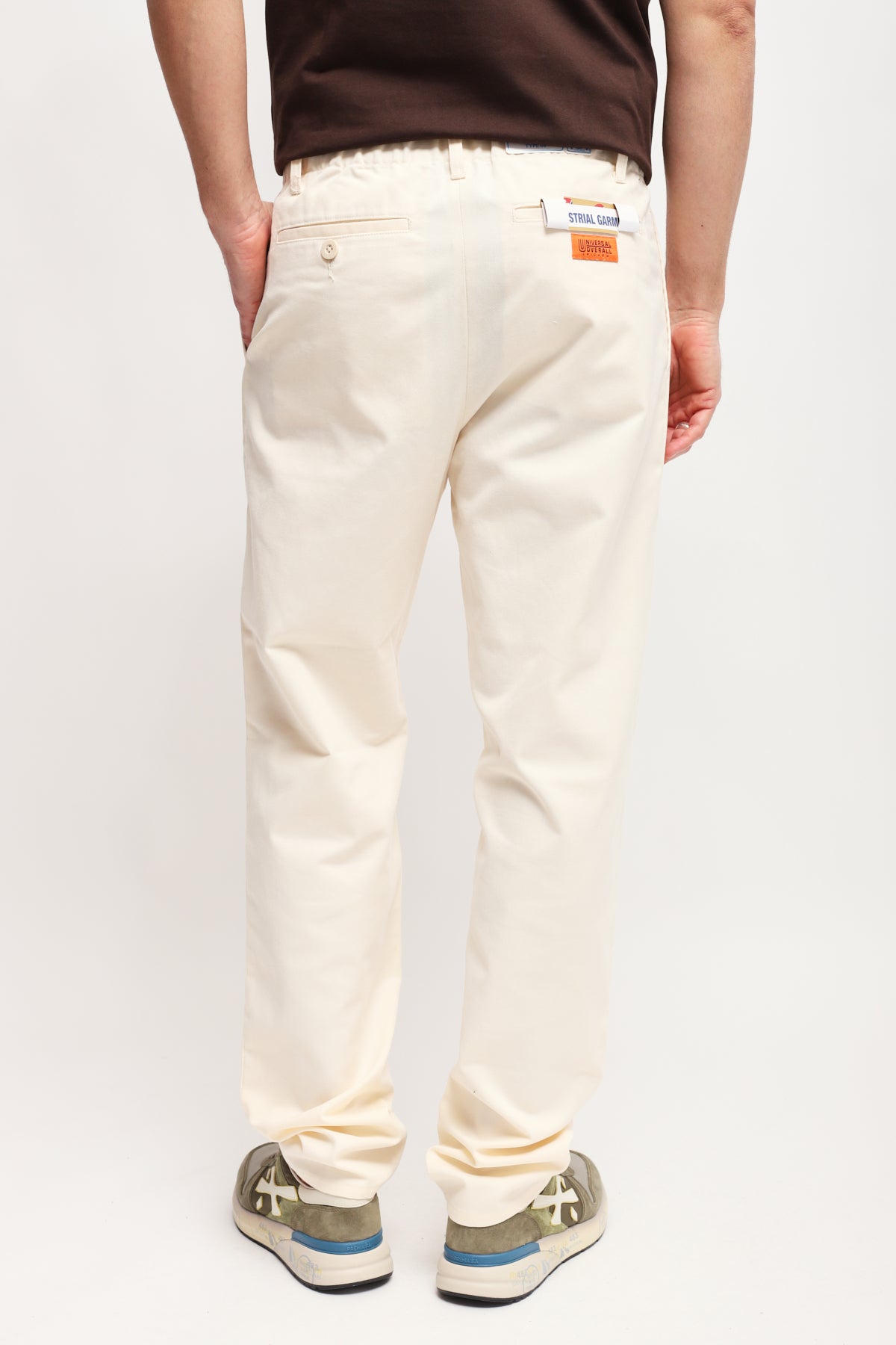 Pantalone Bio Wash Bianco