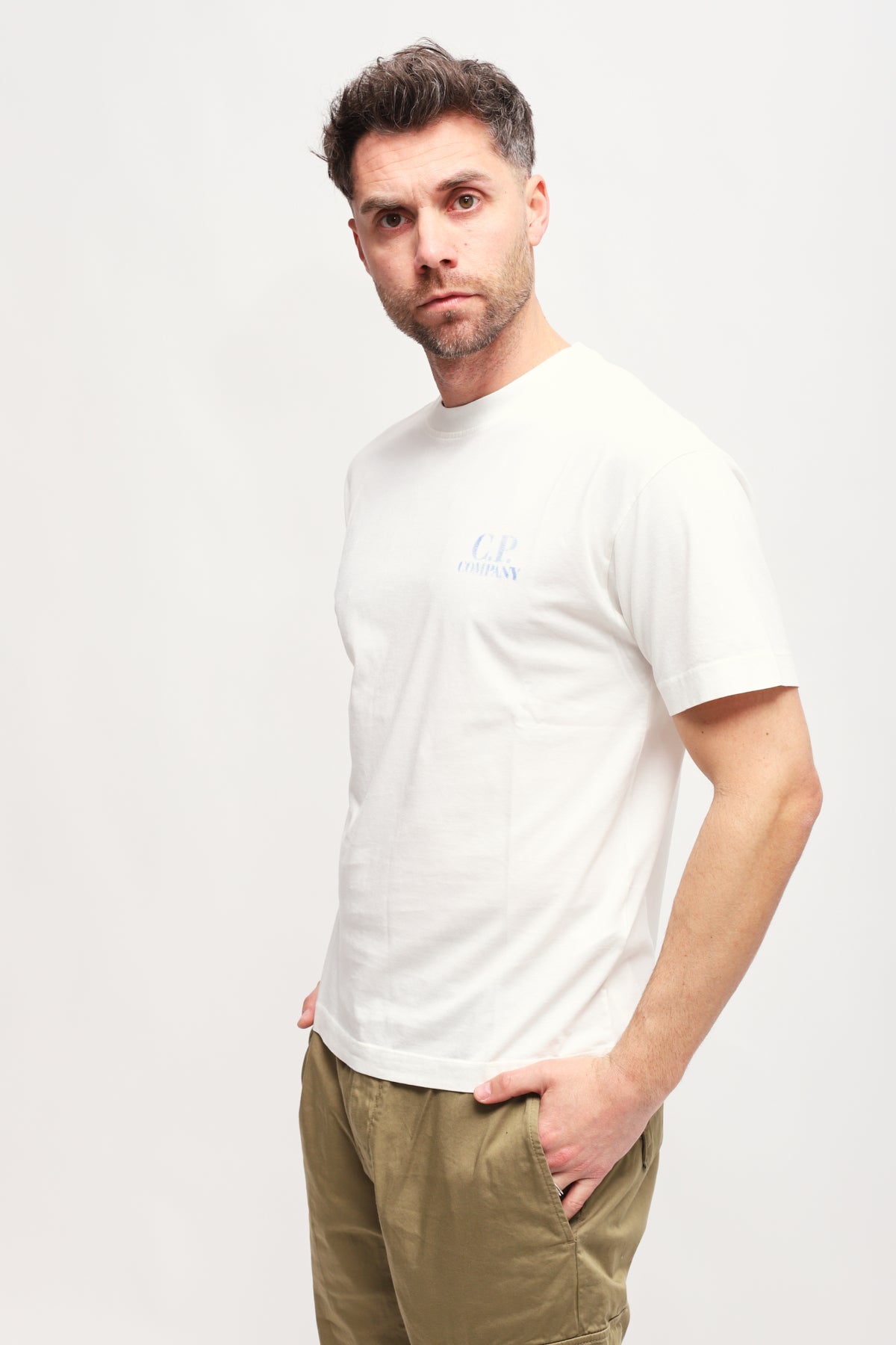 T-shirt 30/01 Jersey Comfort Logo Bianco