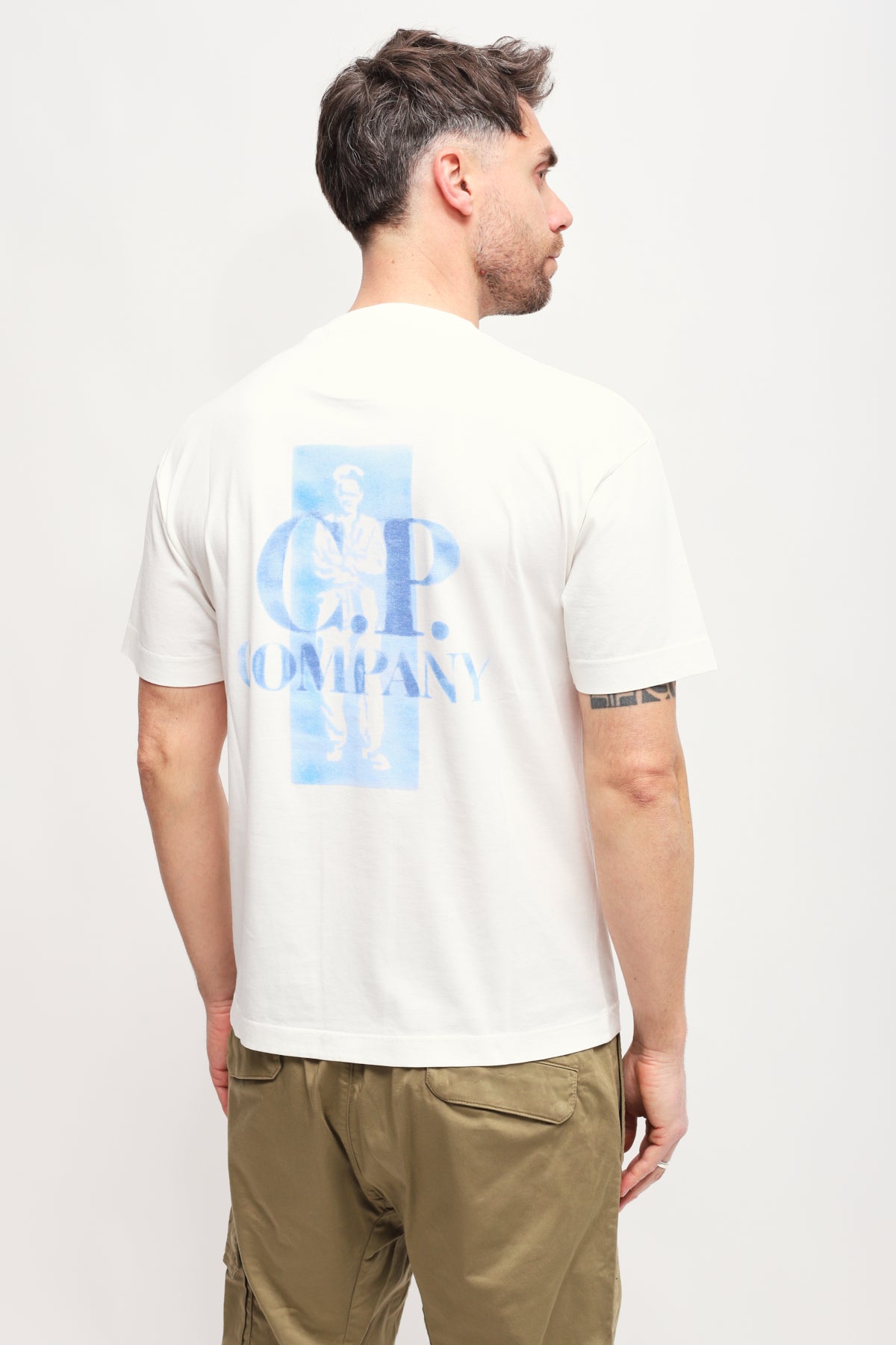 T-shirt 30/01 Jersey Comfort Logo Bianco