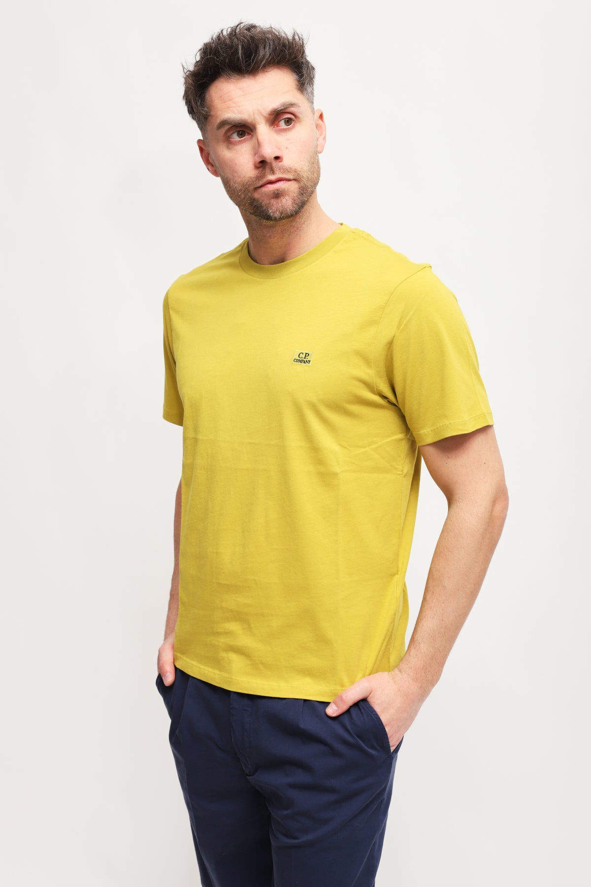 T-shirt Logo Patch Giallo