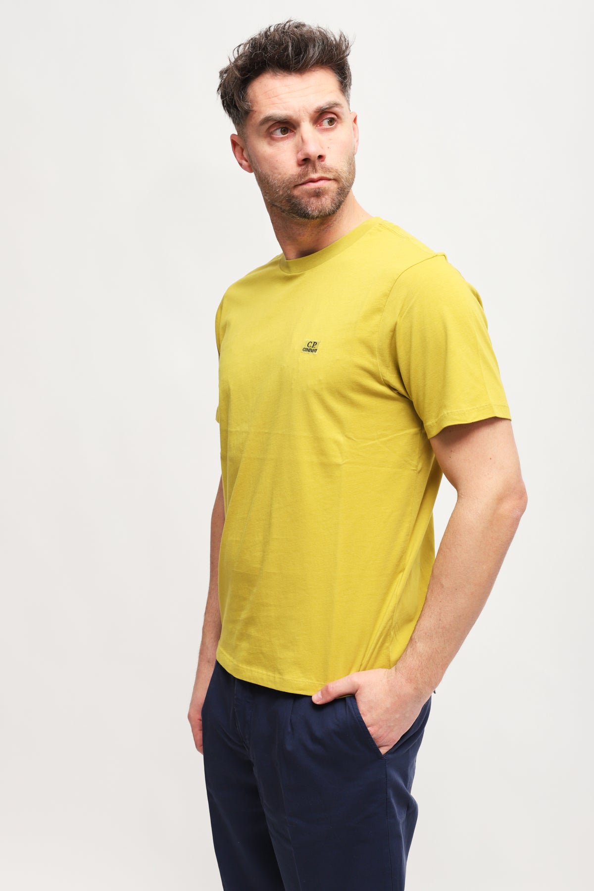T-shirt Logo Patch Giallo