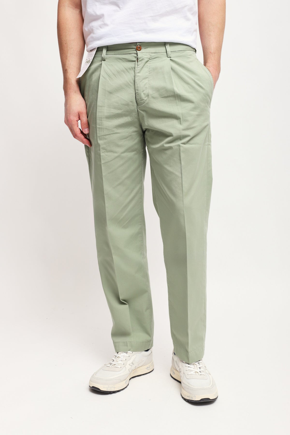 Pantalone Tela Cruda Campbell Verde