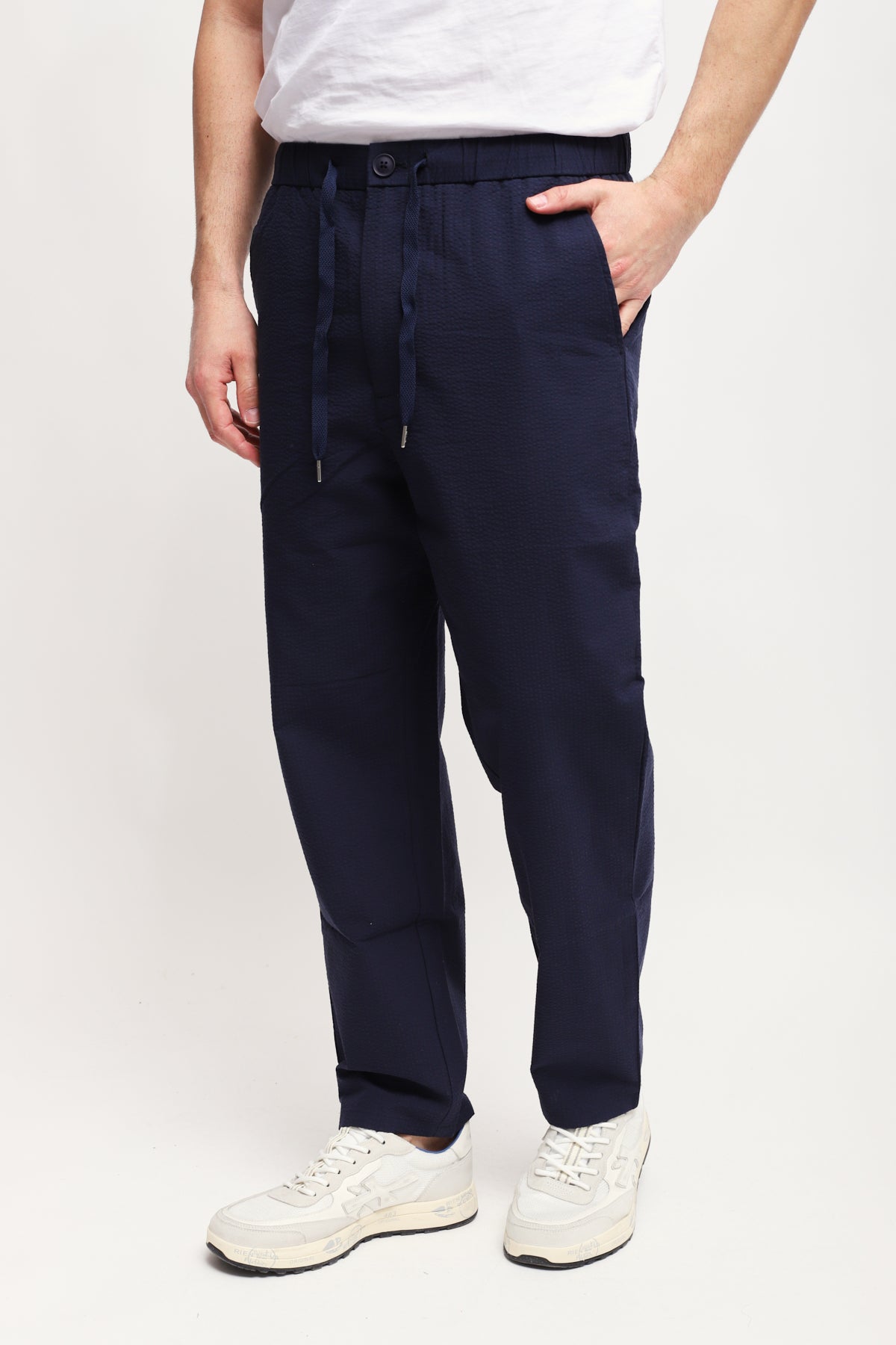 Pantalone con coulisse Blu