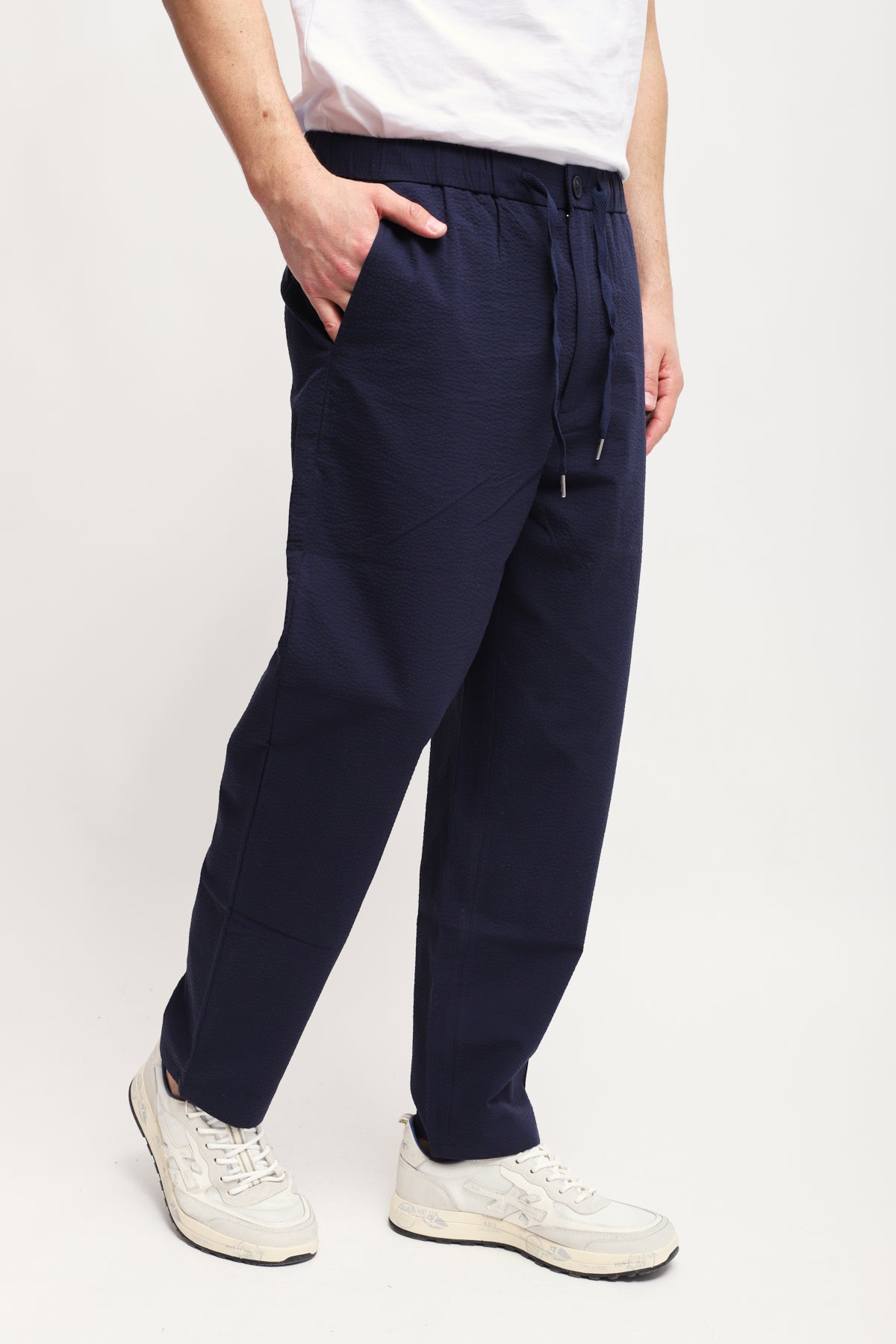 Pantalone con coulisse Blu