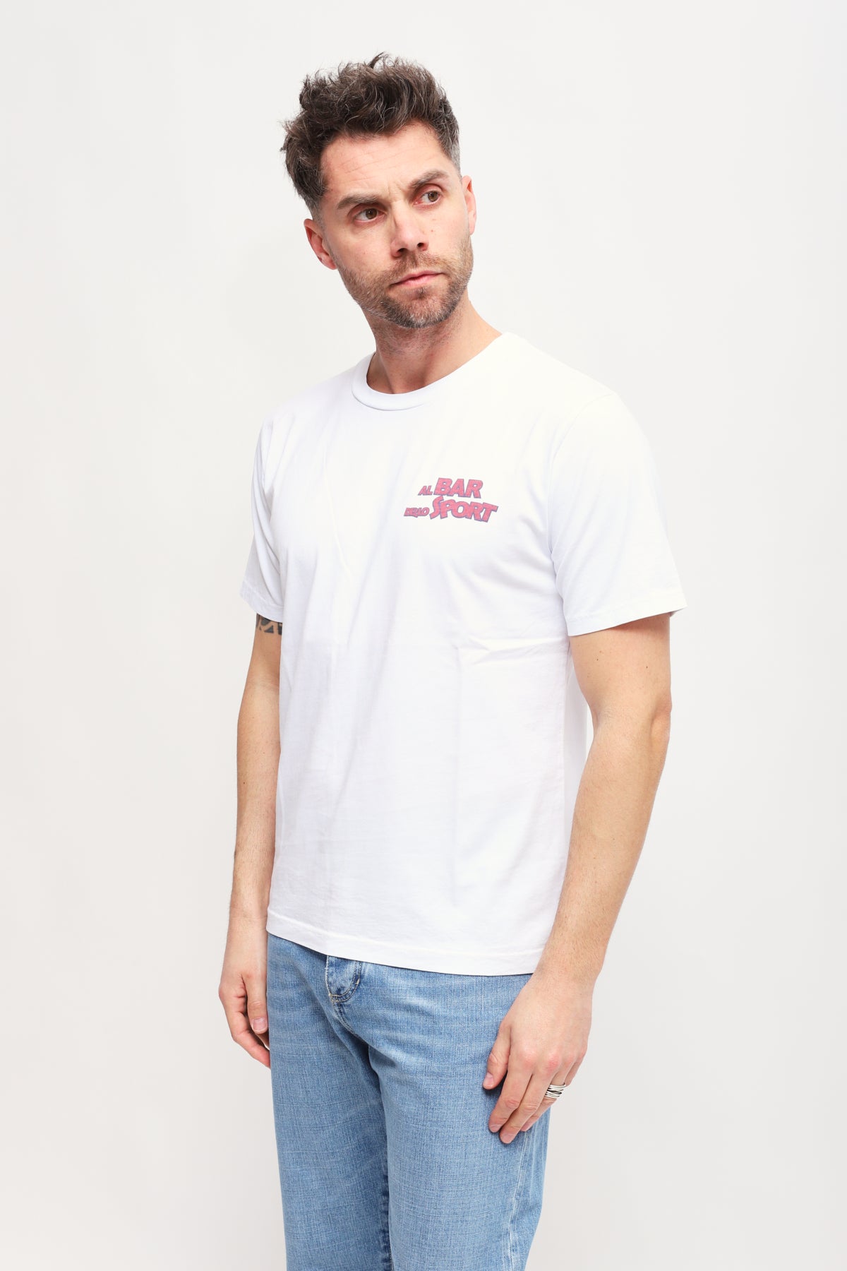 T-shirt con stampa Bianco