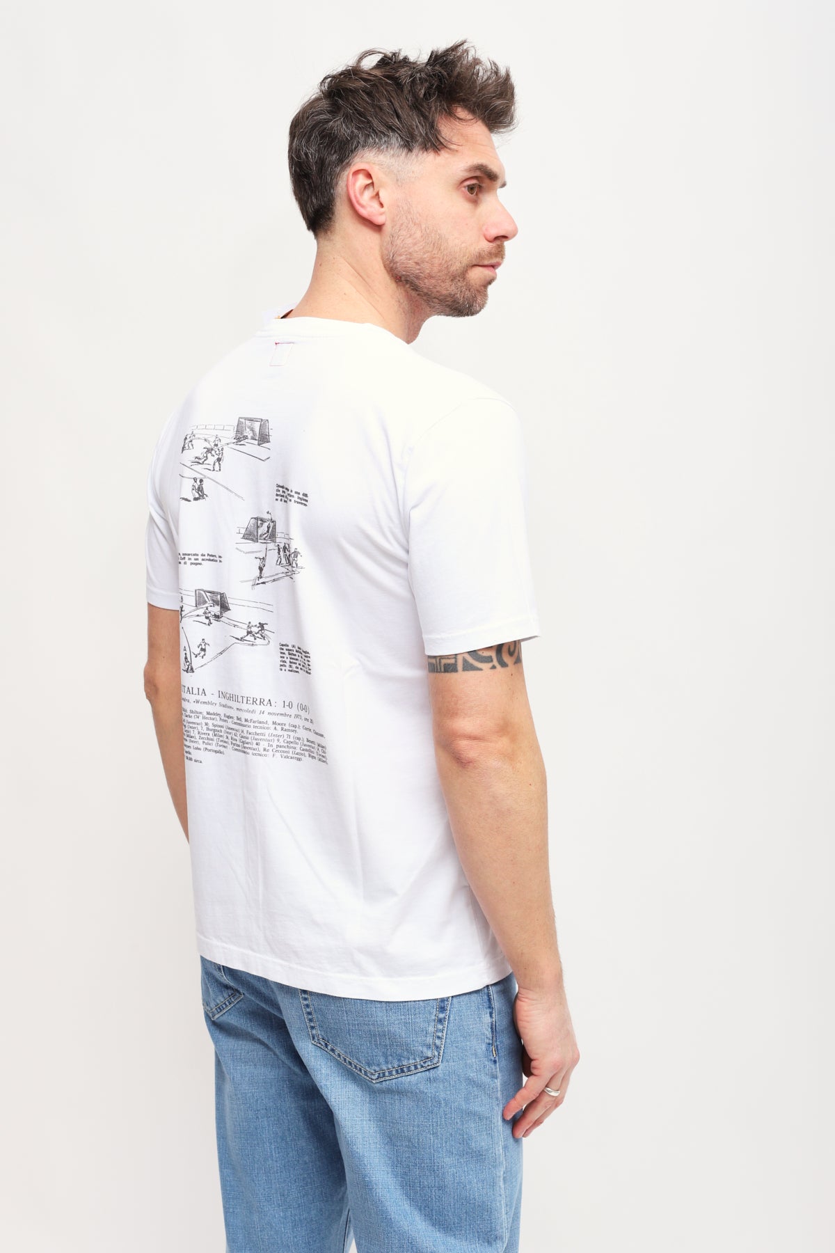T-shirt con stampa Bianco