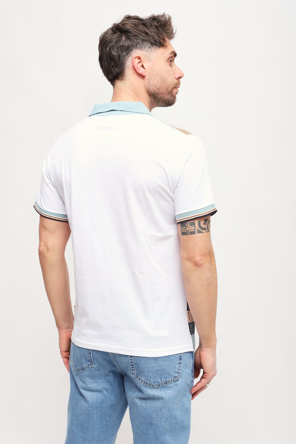 Polo a righe Multicolore