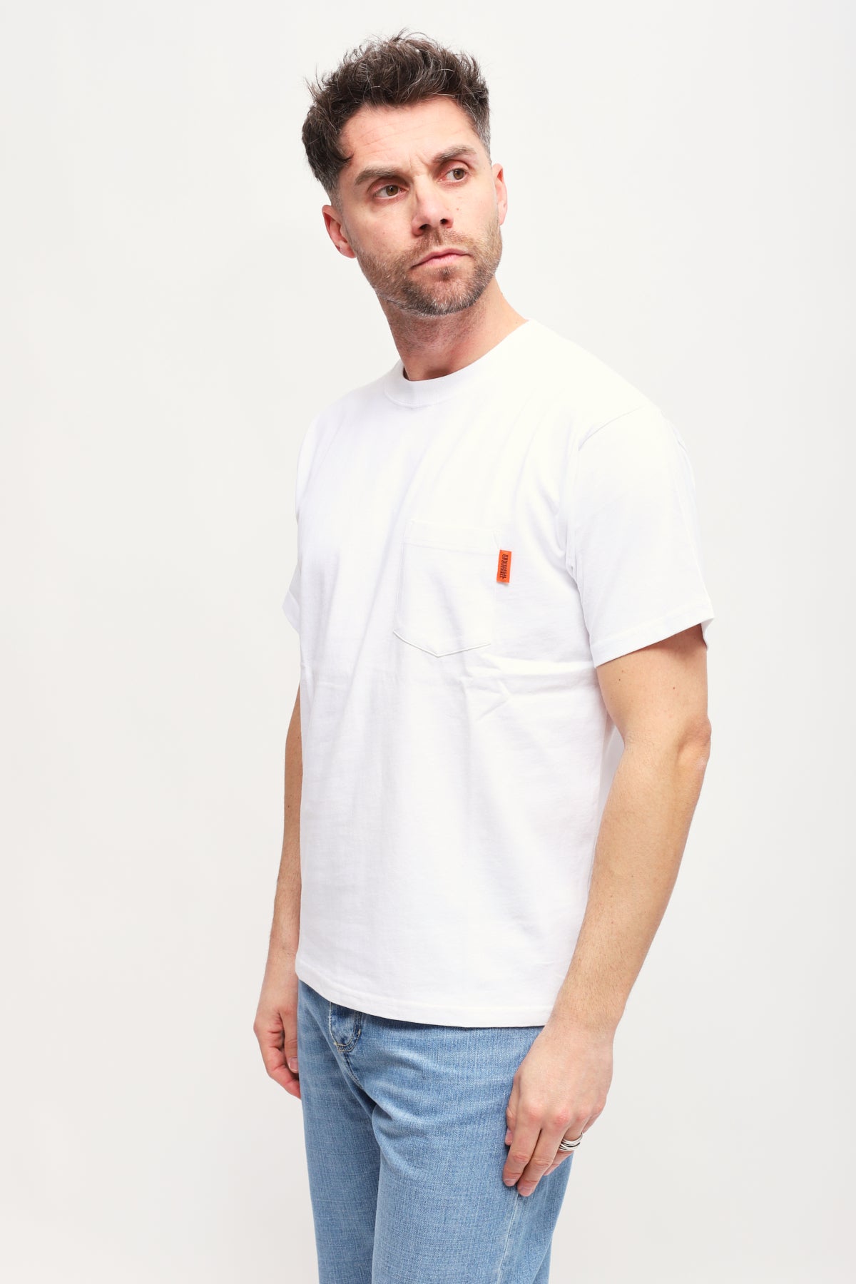 T-shirt con logo sul retro Bianco
