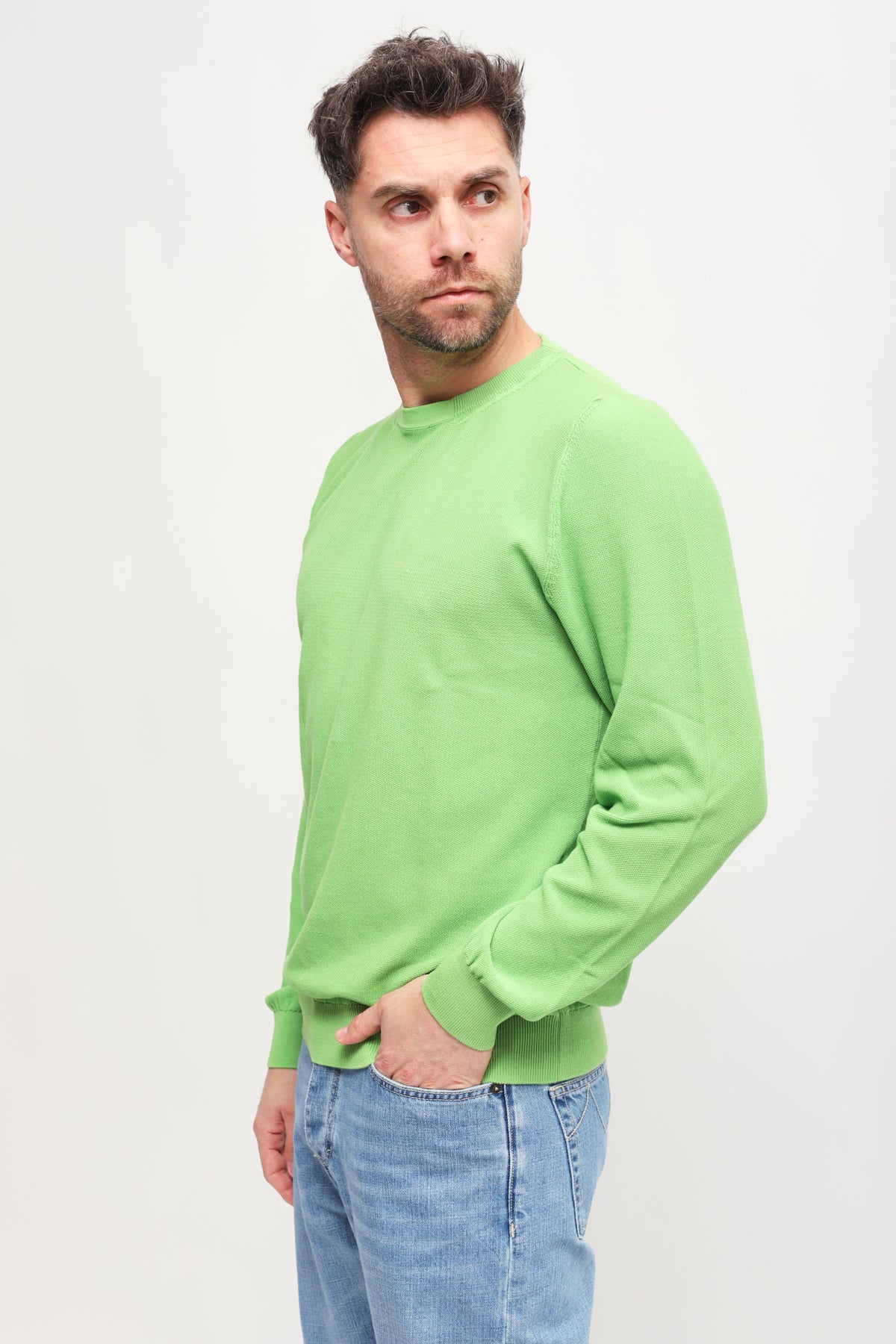 Girocollo manica lunga Verde