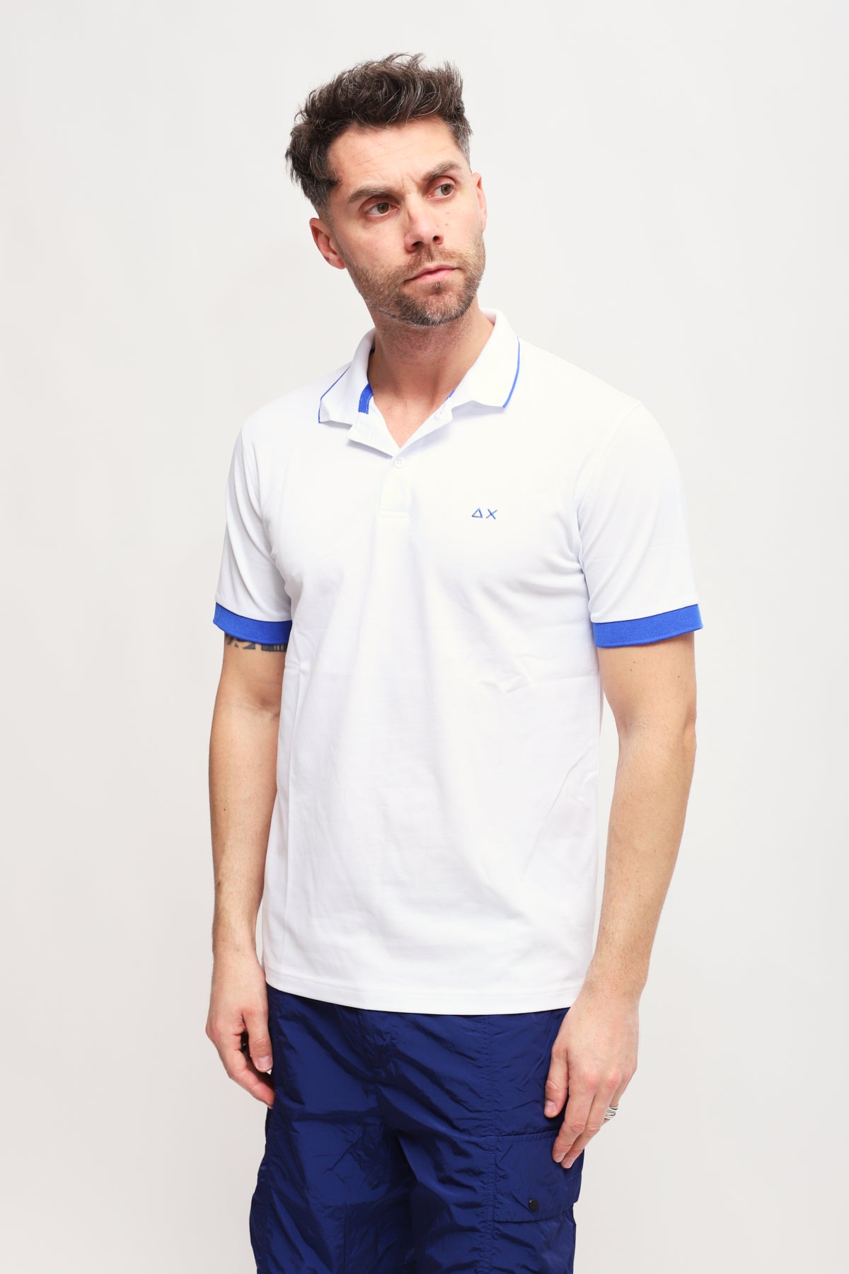 Polo Big Stripes Bianco