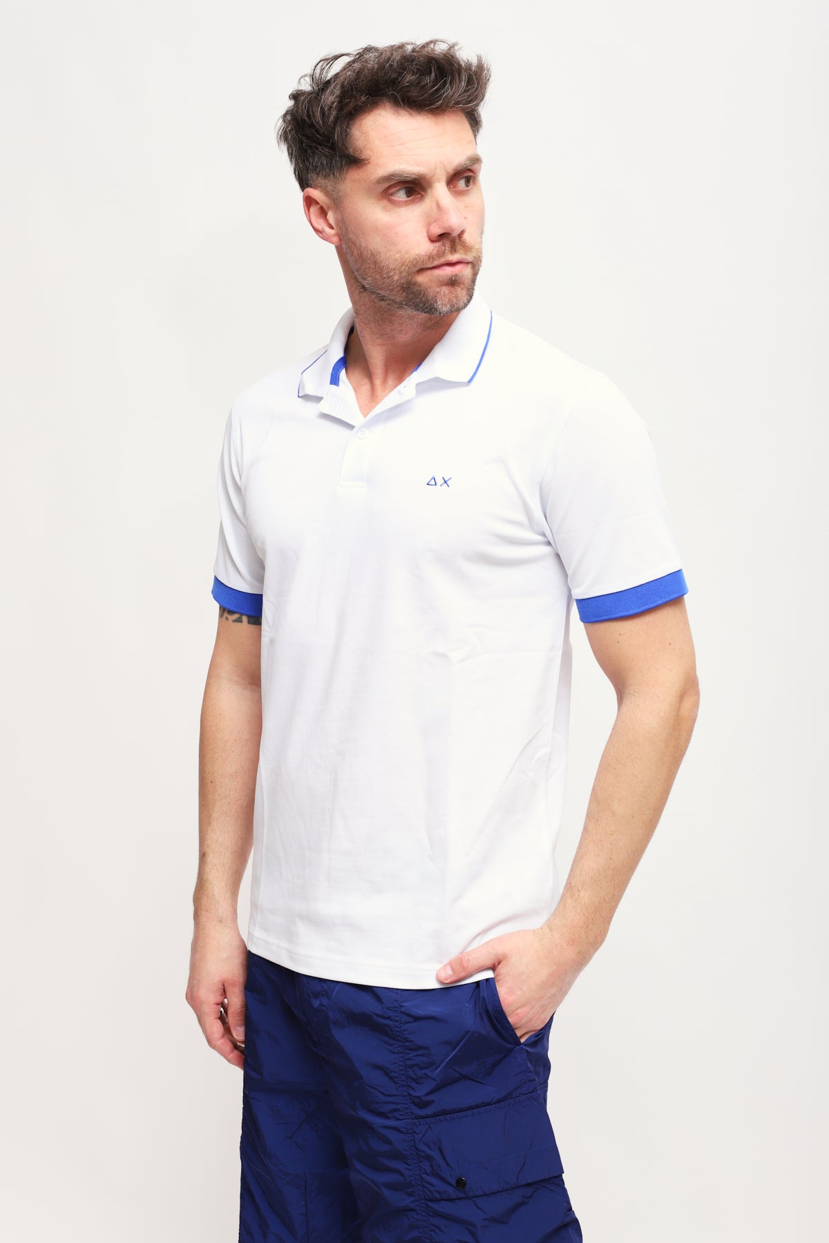 Polo Big Stripes Bianco