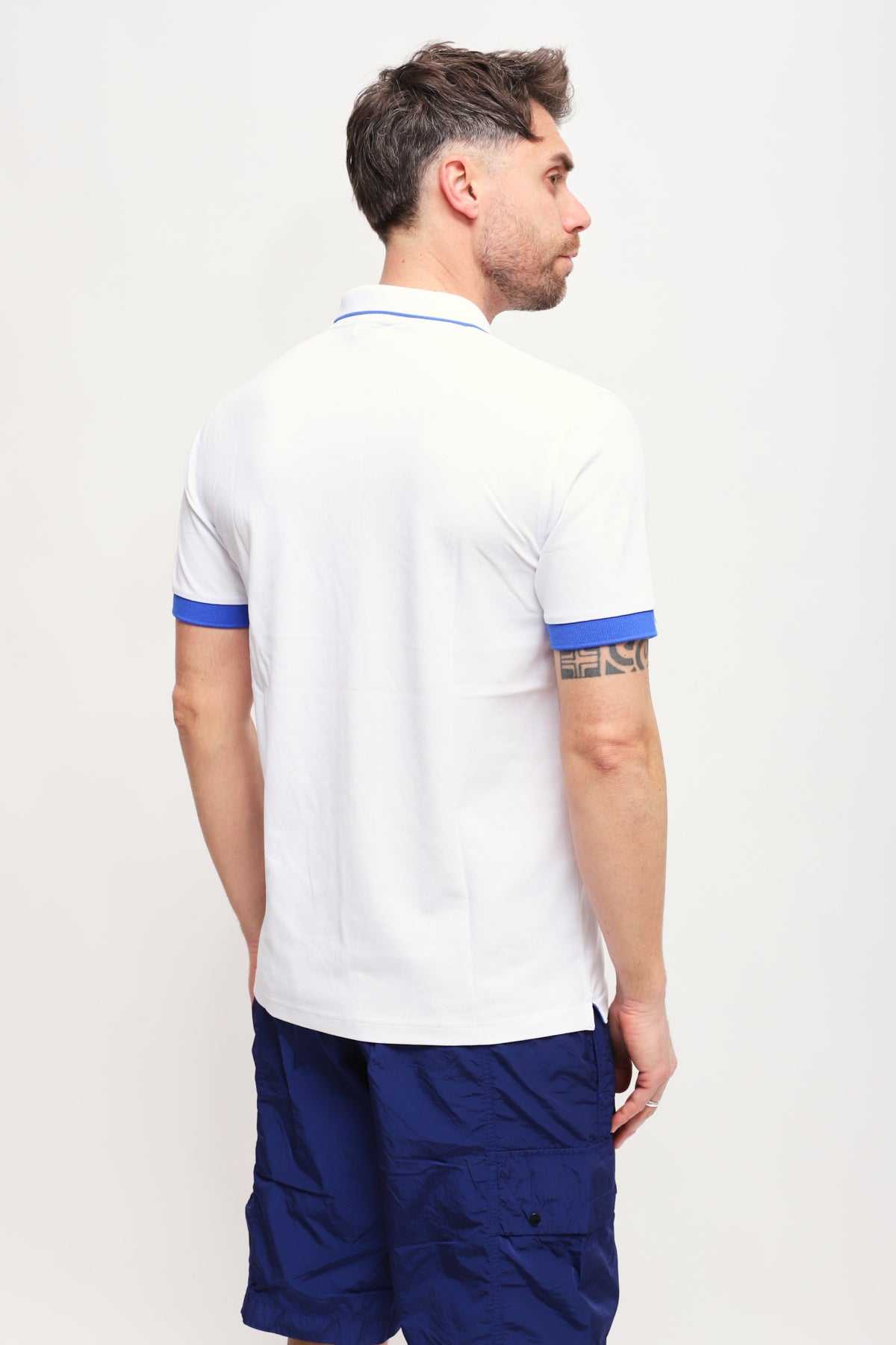 Polo Big Stripes Bianco