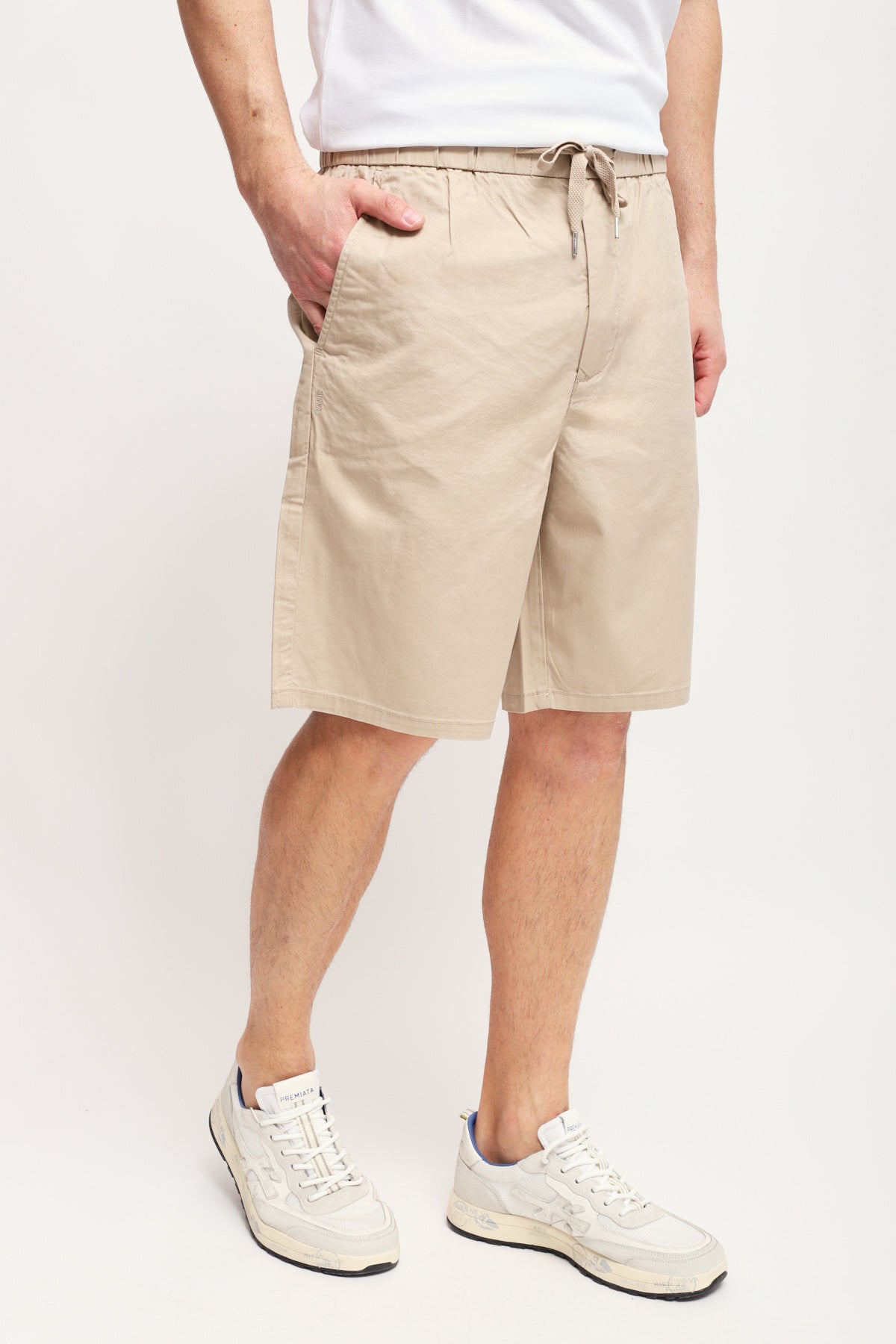 Bermuda con coulisse Beige