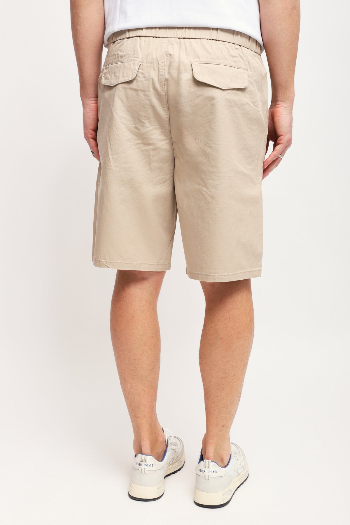 Bermuda con coulisse Beige