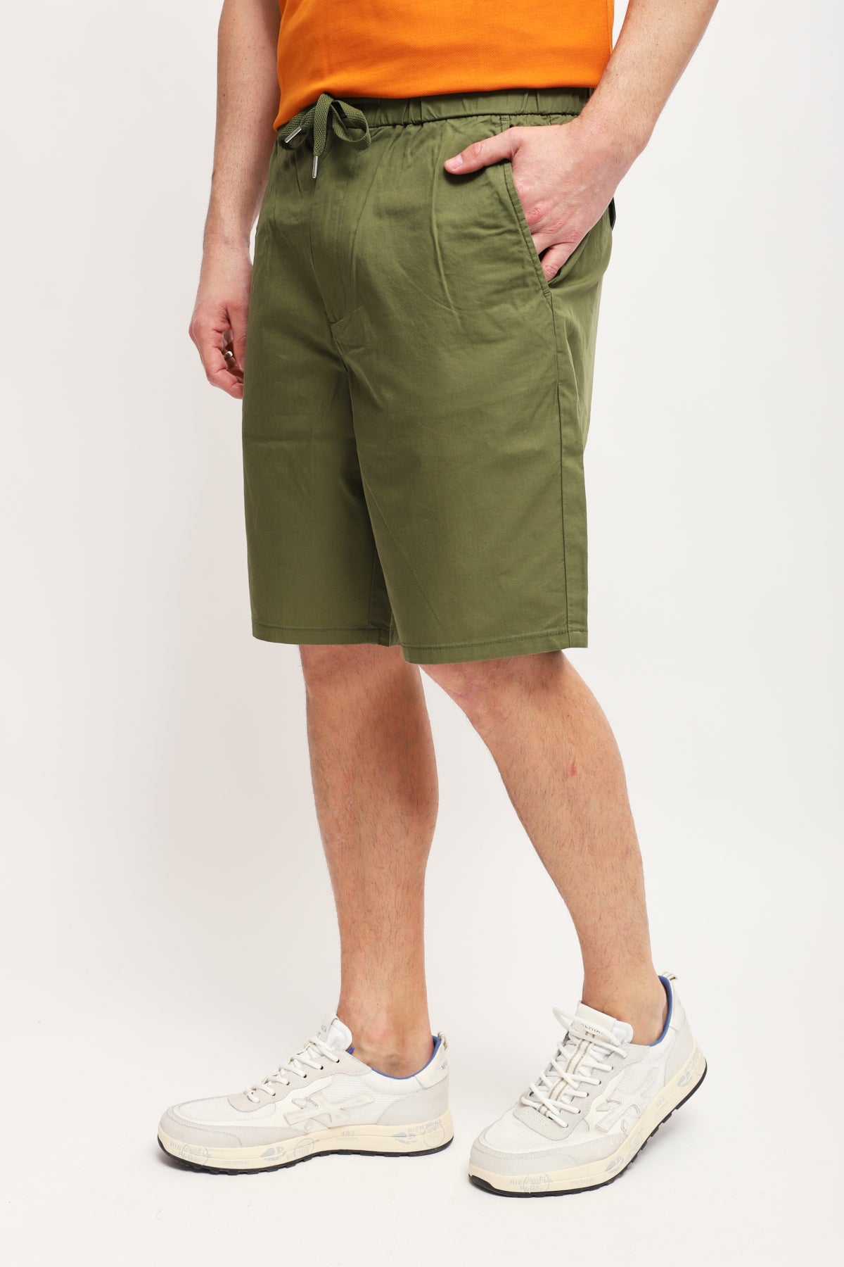 Bermuda con coulisse Verde