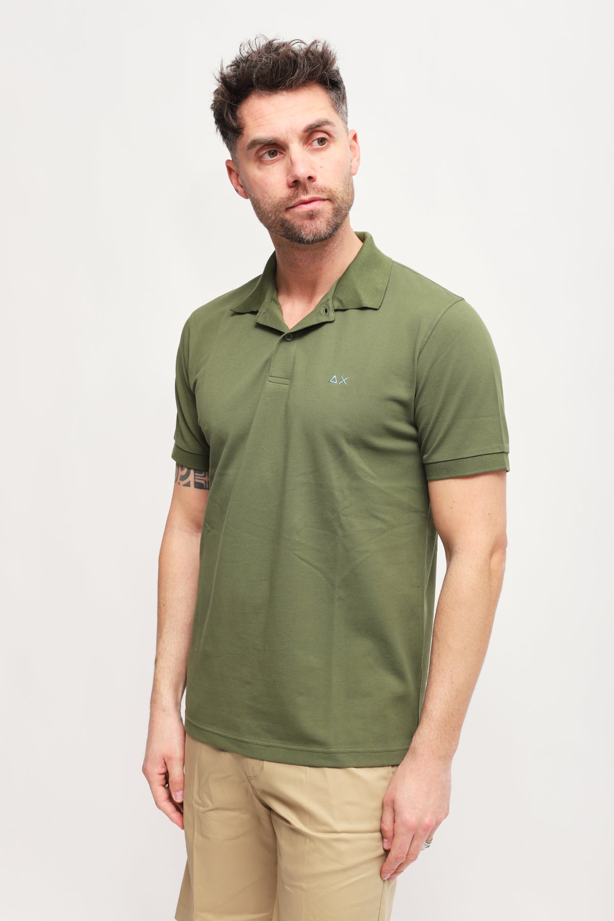 Polo Solid Verde Scuro