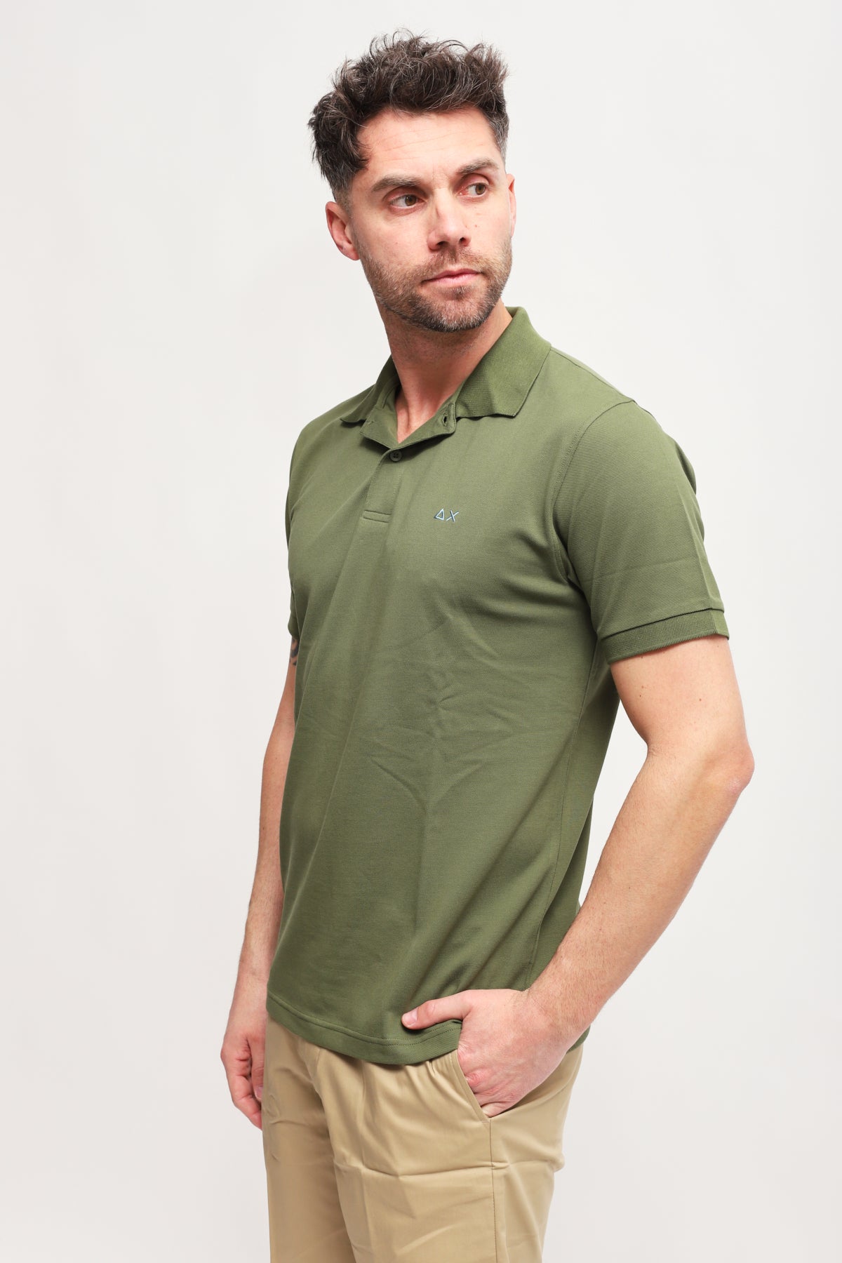 Polo Solid Verde Scuro