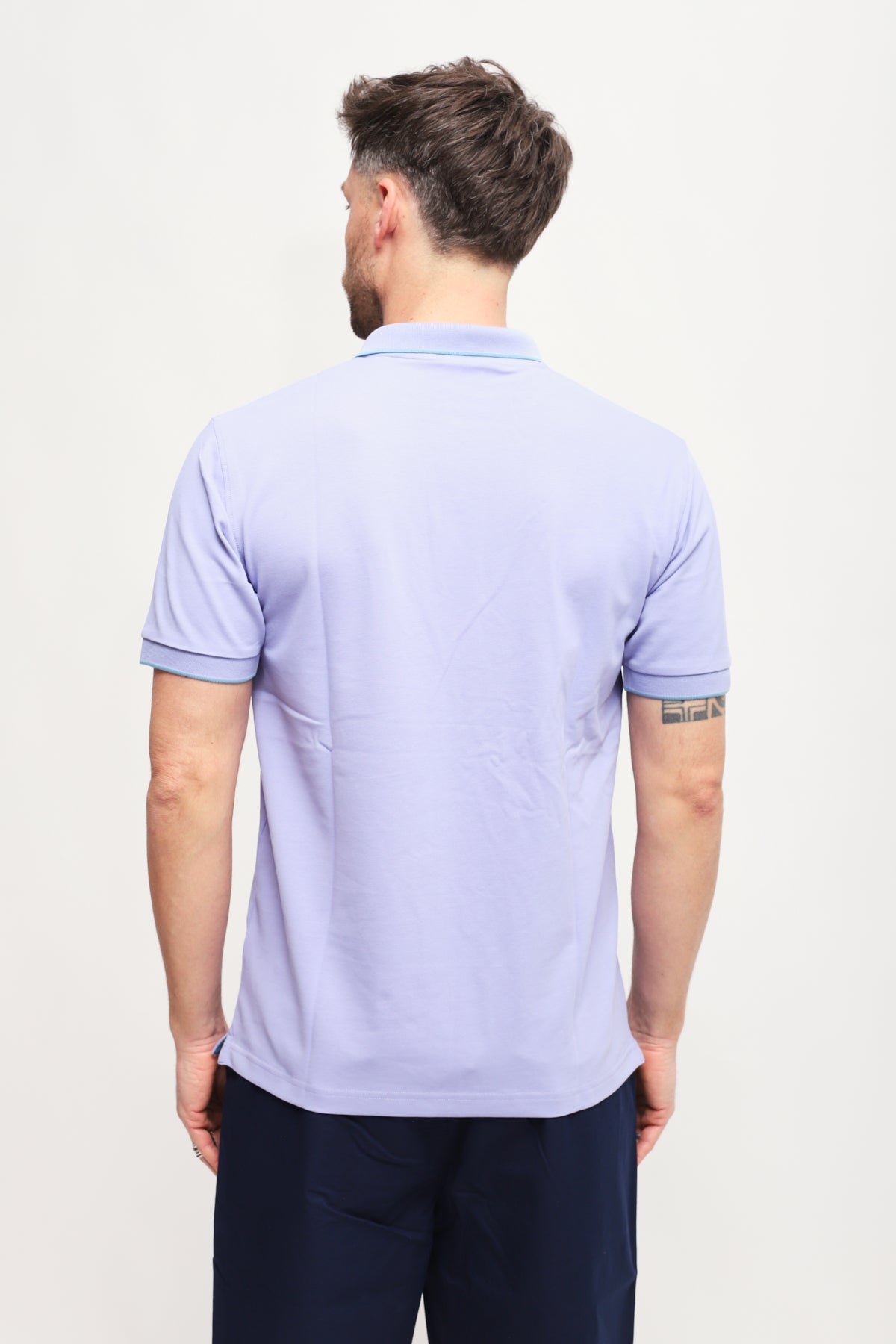 Polo con Ricamo Lilla