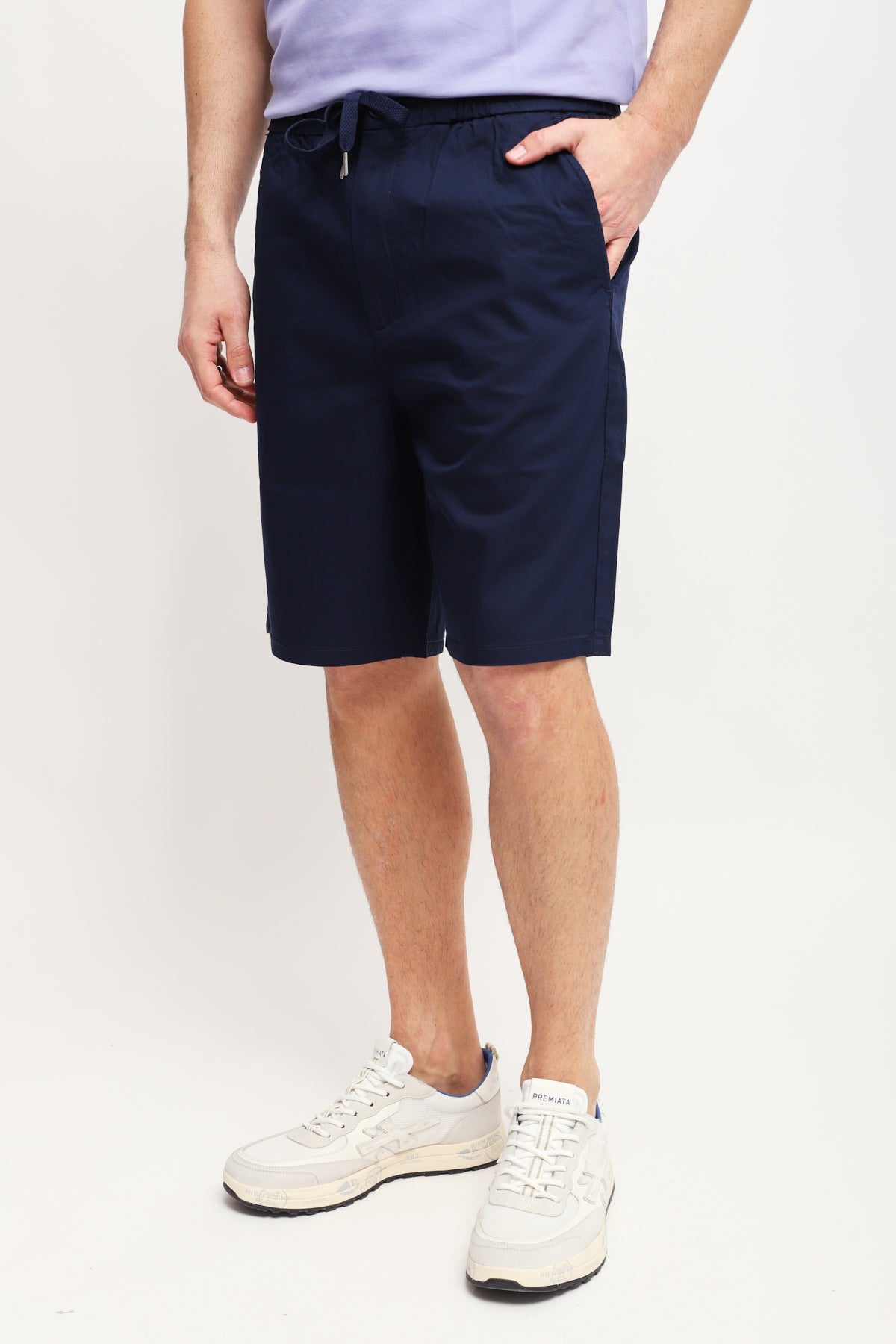 Bermuda con coulisse Blu Navy